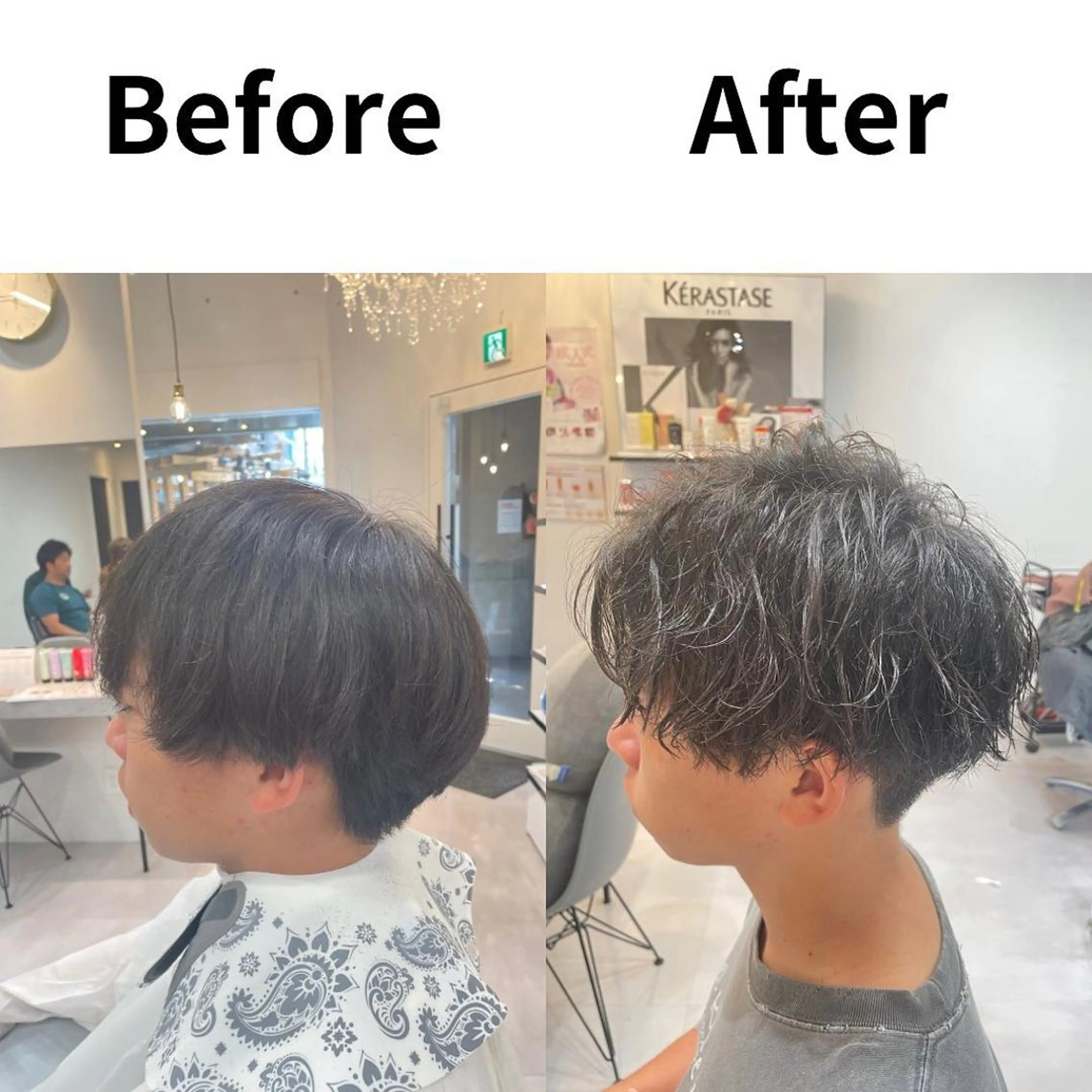 ショート 髪質改善× ハイライト溝江のヘアスタイル