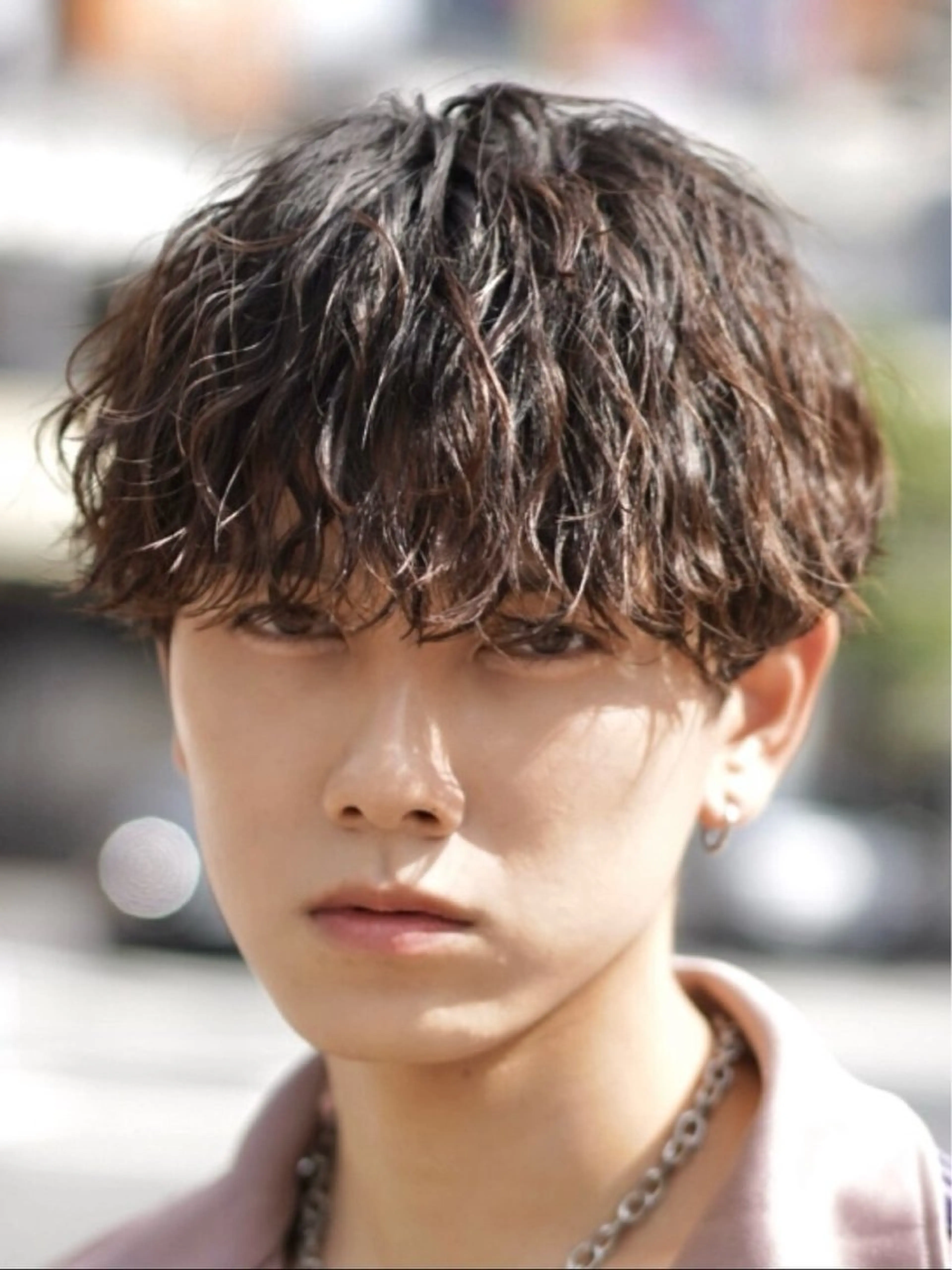 カラー メンズ フェザーパーマ マッシュ メンズパーマ メンズツイストパーマ ツーブロック パーマ fifth men's原宿所属・原宿/fifth/ ブリーチ特化/カズのヘアスタイル