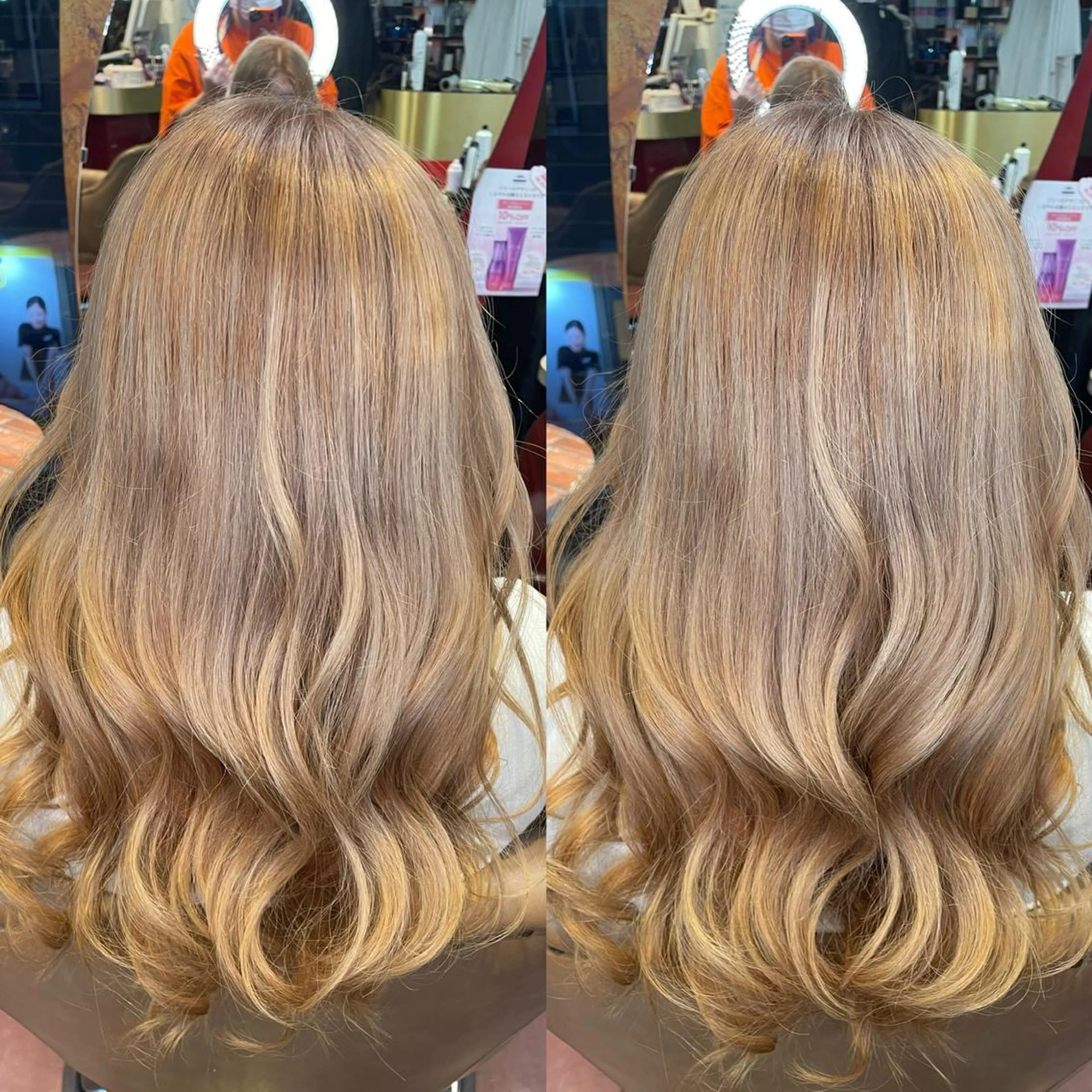 ロング カラー ベージュカラー ブリーチ ケアブリーチ ミルクティーベージュ 👑派手髪/カット 👑ANRYのヘアスタイル