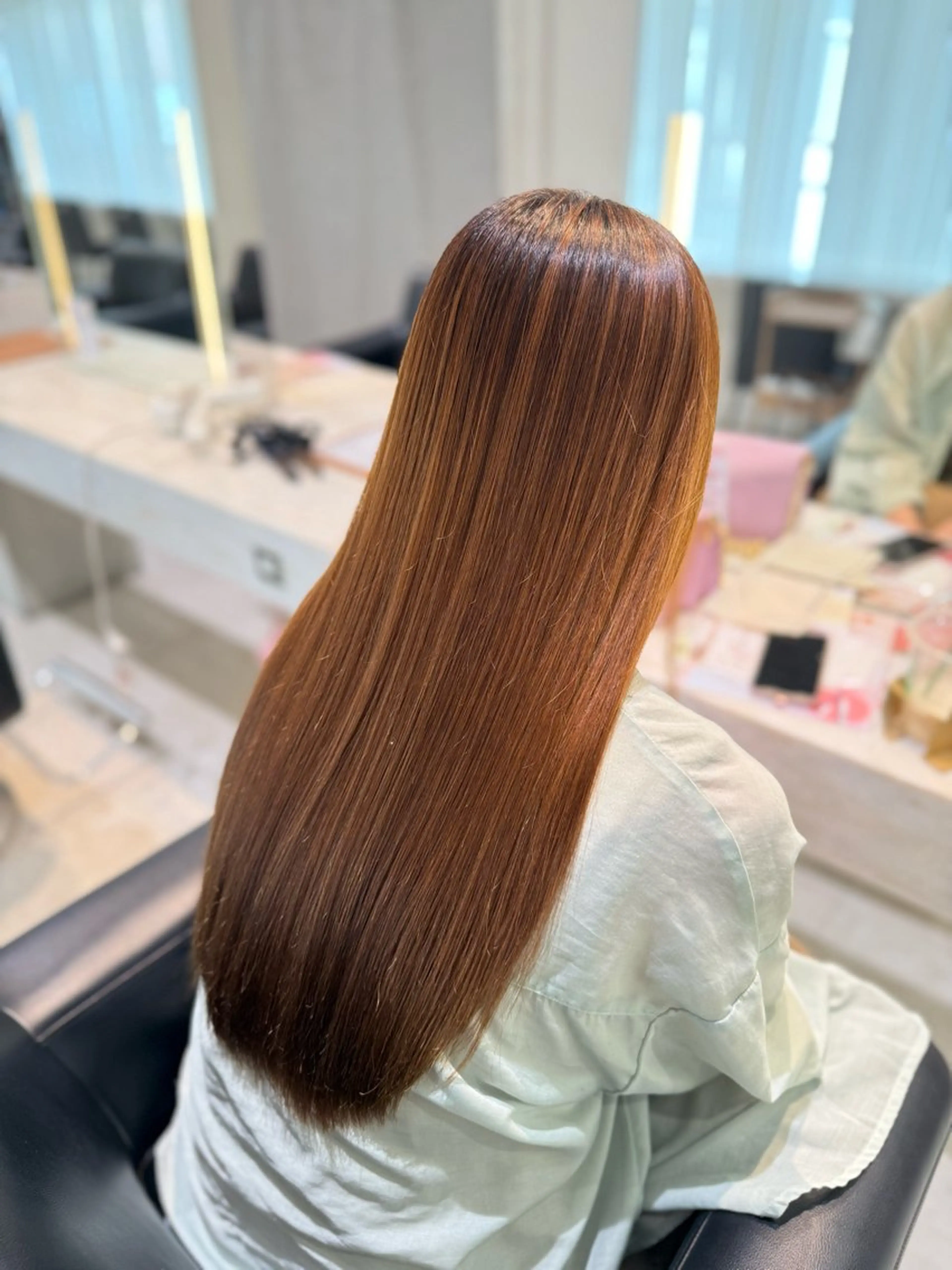 ロング パーマ 髪質改善 ストレートパーマ カット ヘアカラー パーマ 縮毛矯正 トリートメント 艶カラー🌸アレンジ 🌹Sally🕊️のその他イメージ