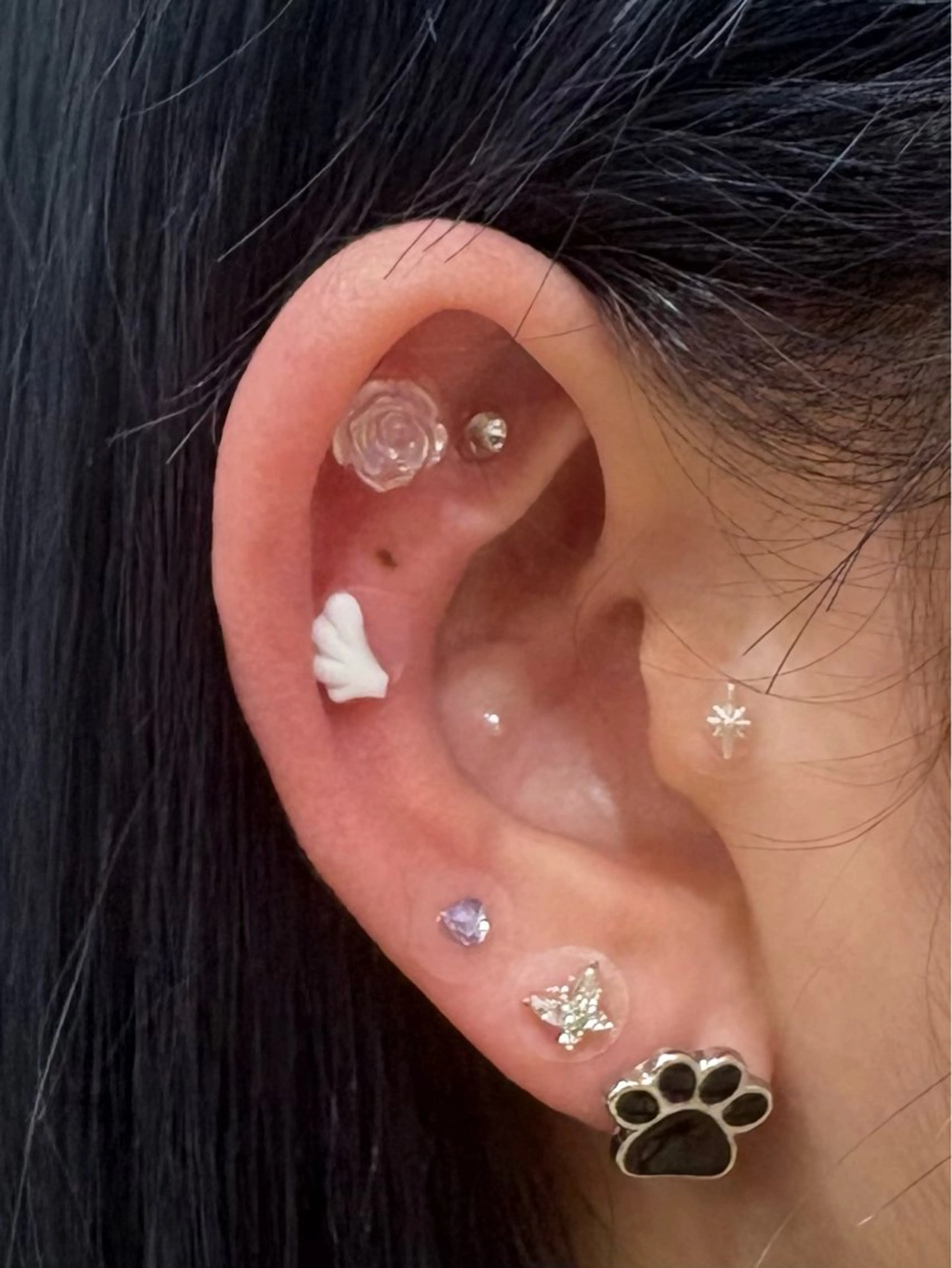【💎ミニモ限定💎】耳つぼジュエリー（片耳3粒ずつ）の写真