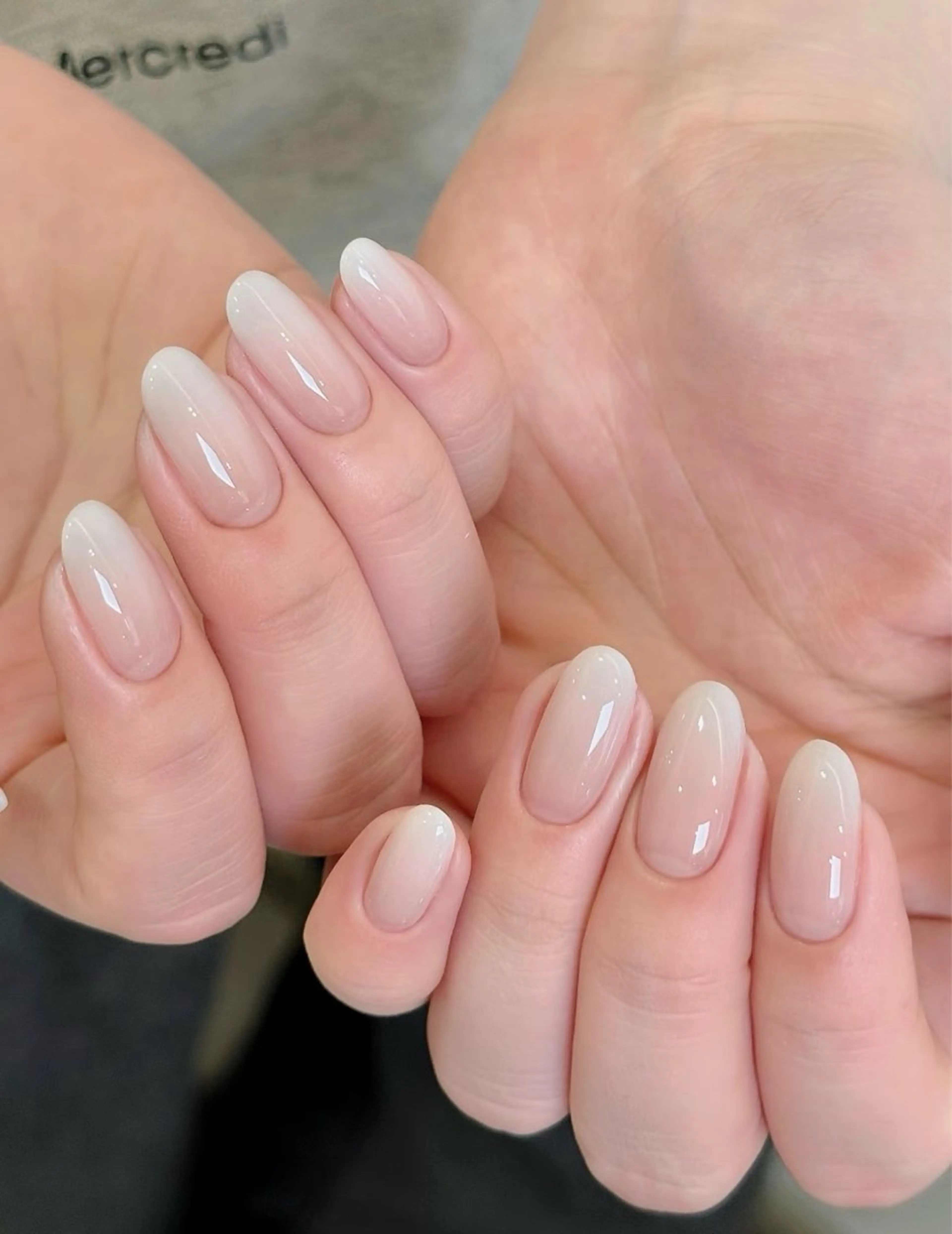 🍼/ベビーブーマー💅ハンド/乳白グラデーション【新規の方パーツ2個付き🆓】【新規の方オフ無料🆓】の写真