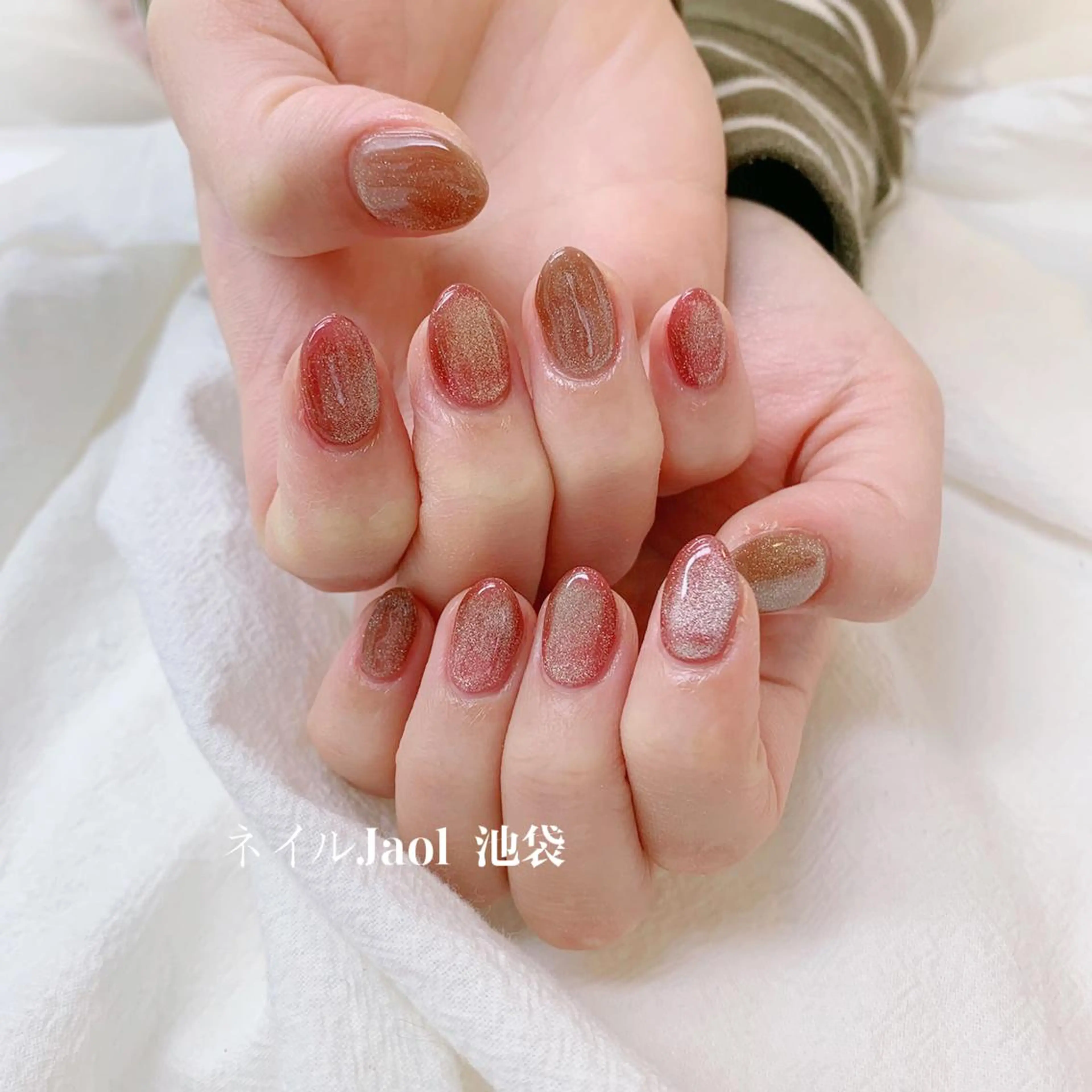 ミディアム ハンドネイル nail jaol池袋店所属・ネイルJaol 池袋のネイルデザイン