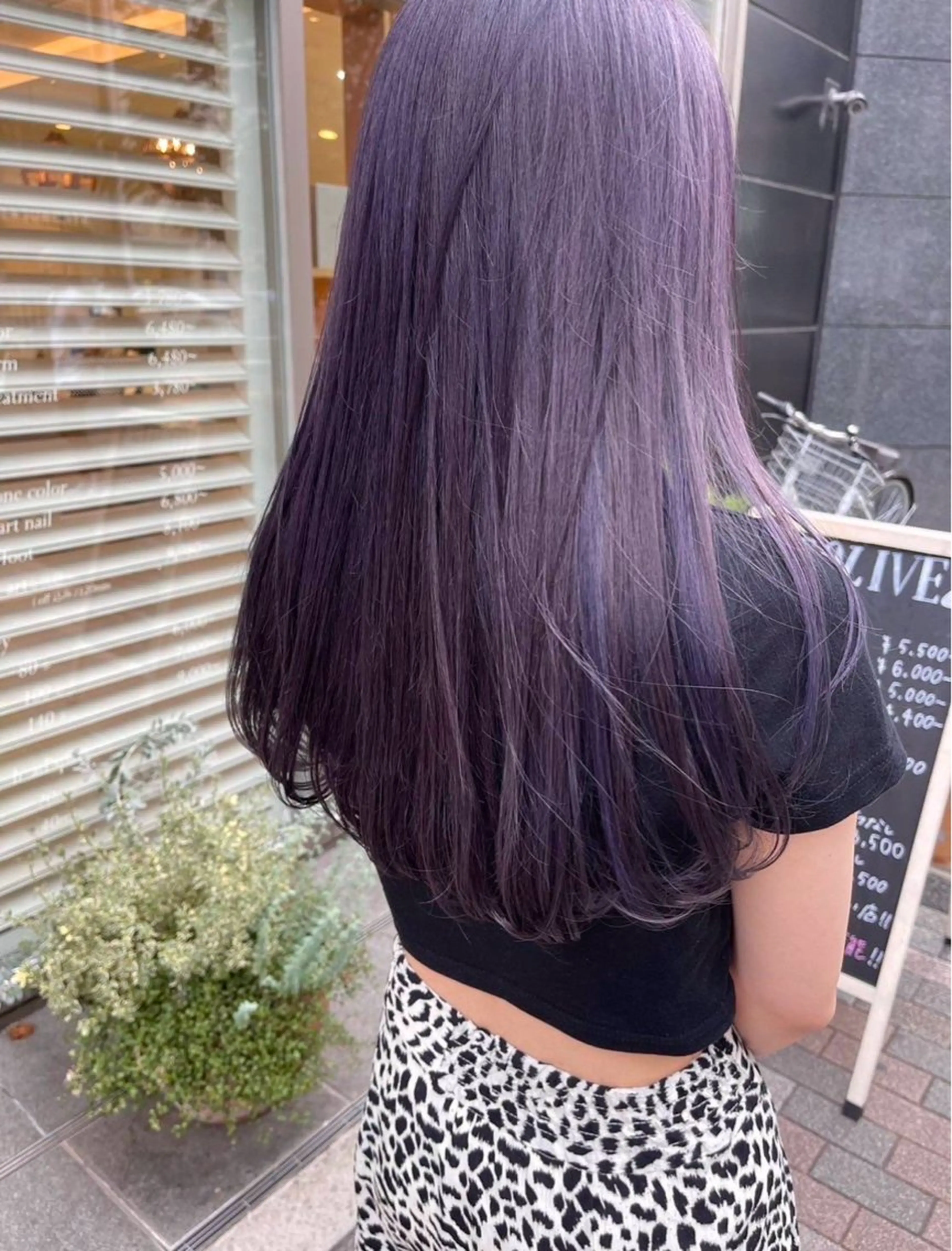 ロング カラー ヤマシタ ユウタのヘアスタイル