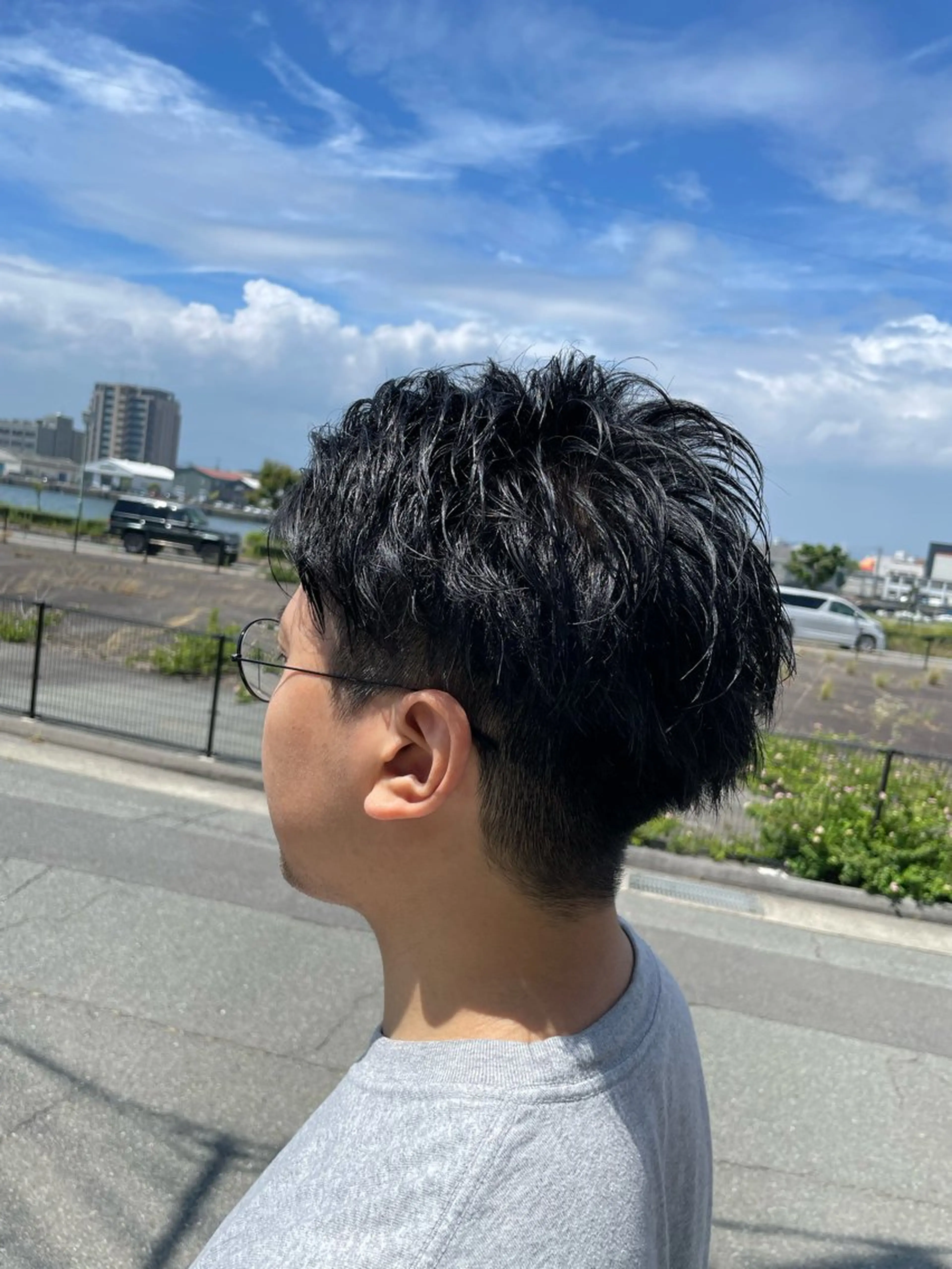 ショート メンズ カット 西岡 勇人のヘアスタイル