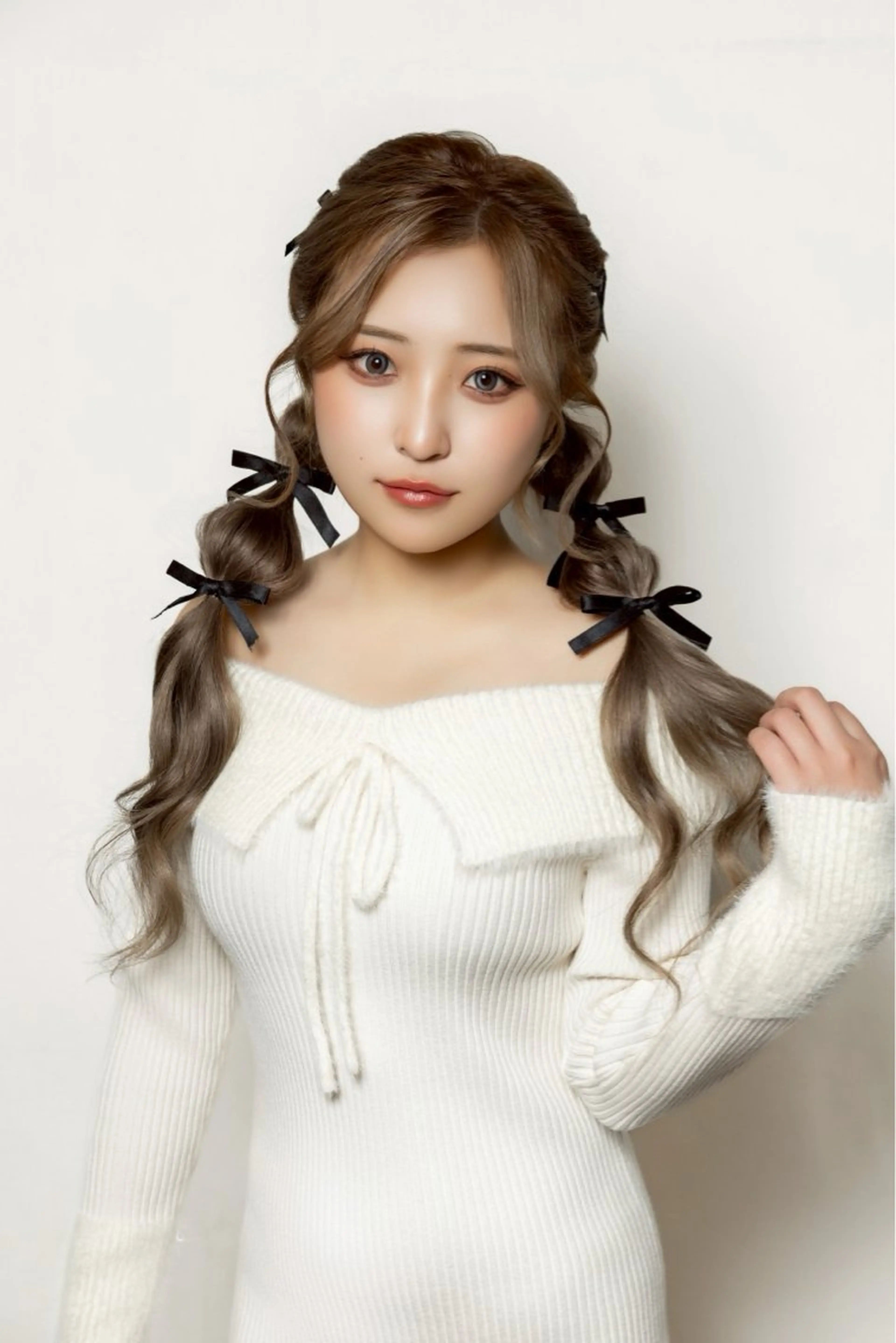 ヘアアレンジ ヘアセット 𝙃𝘼𝙍𝙐🎀 韓国×エクステのヘアスタイル