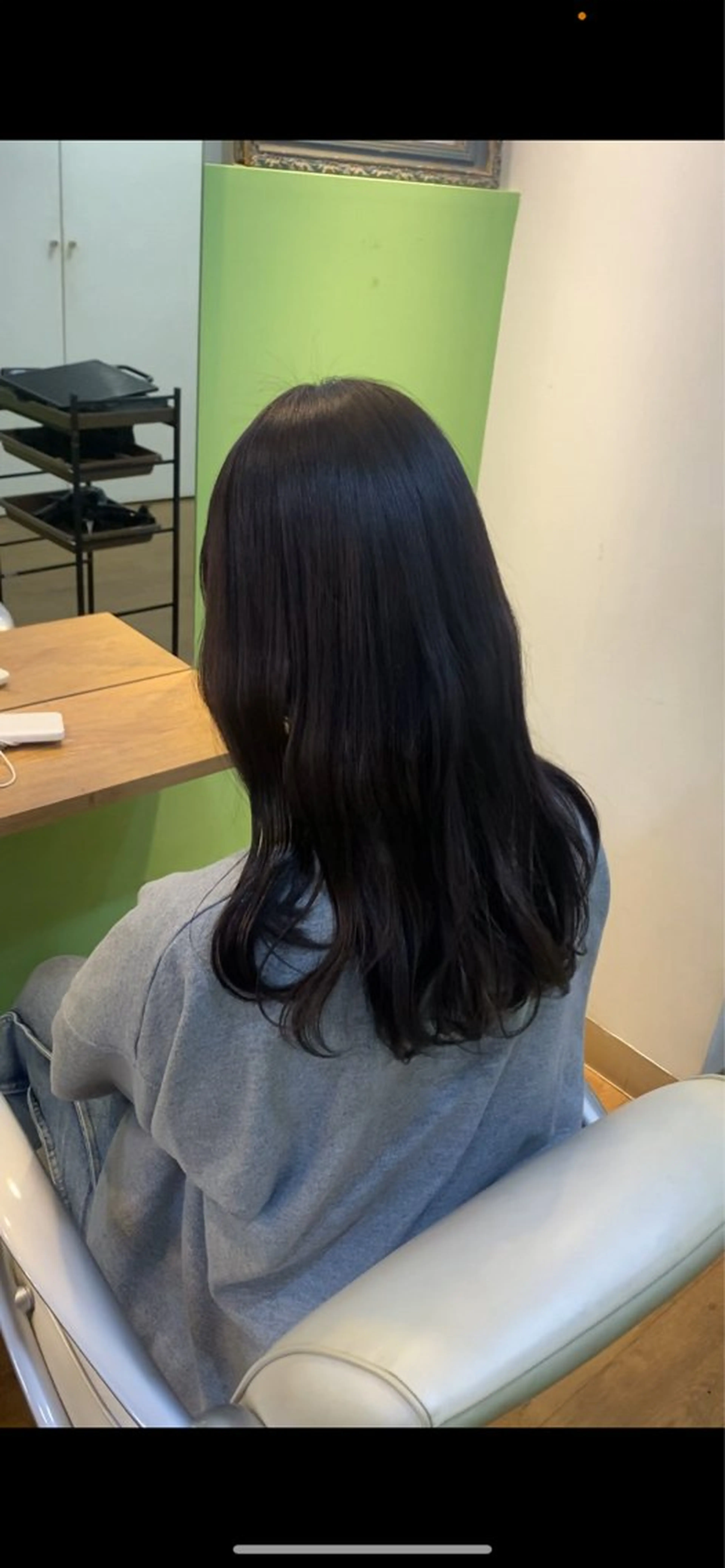 セミロング カラー ヘアアレンジ グレージュ ヘアカラー 🌱癒しの空間🌱 エシカル　松原大将のヘアスタイル