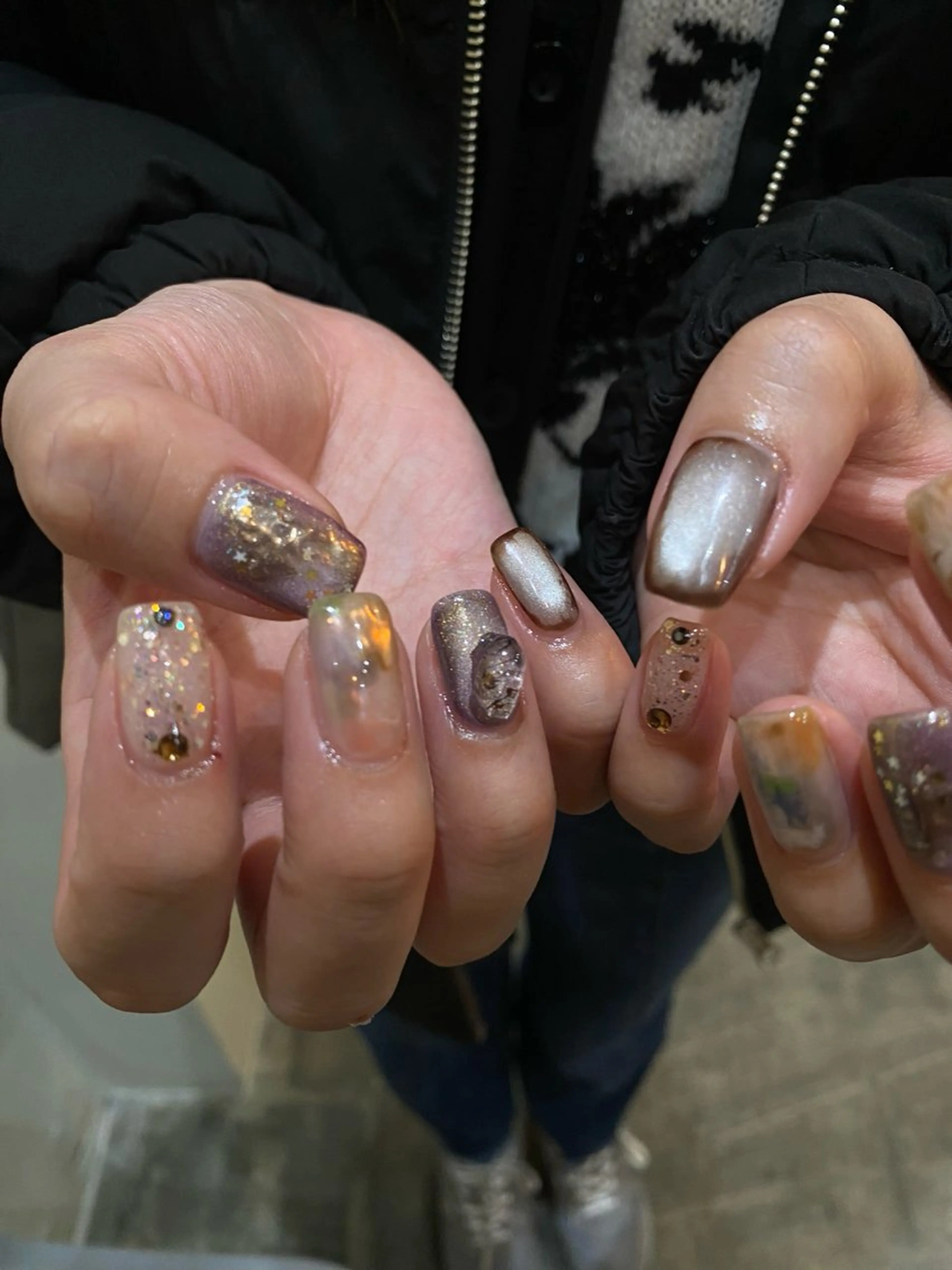 ネイル 春ネイル ハンドネイル nable.所属・望月 実莉のネイルデザイン
