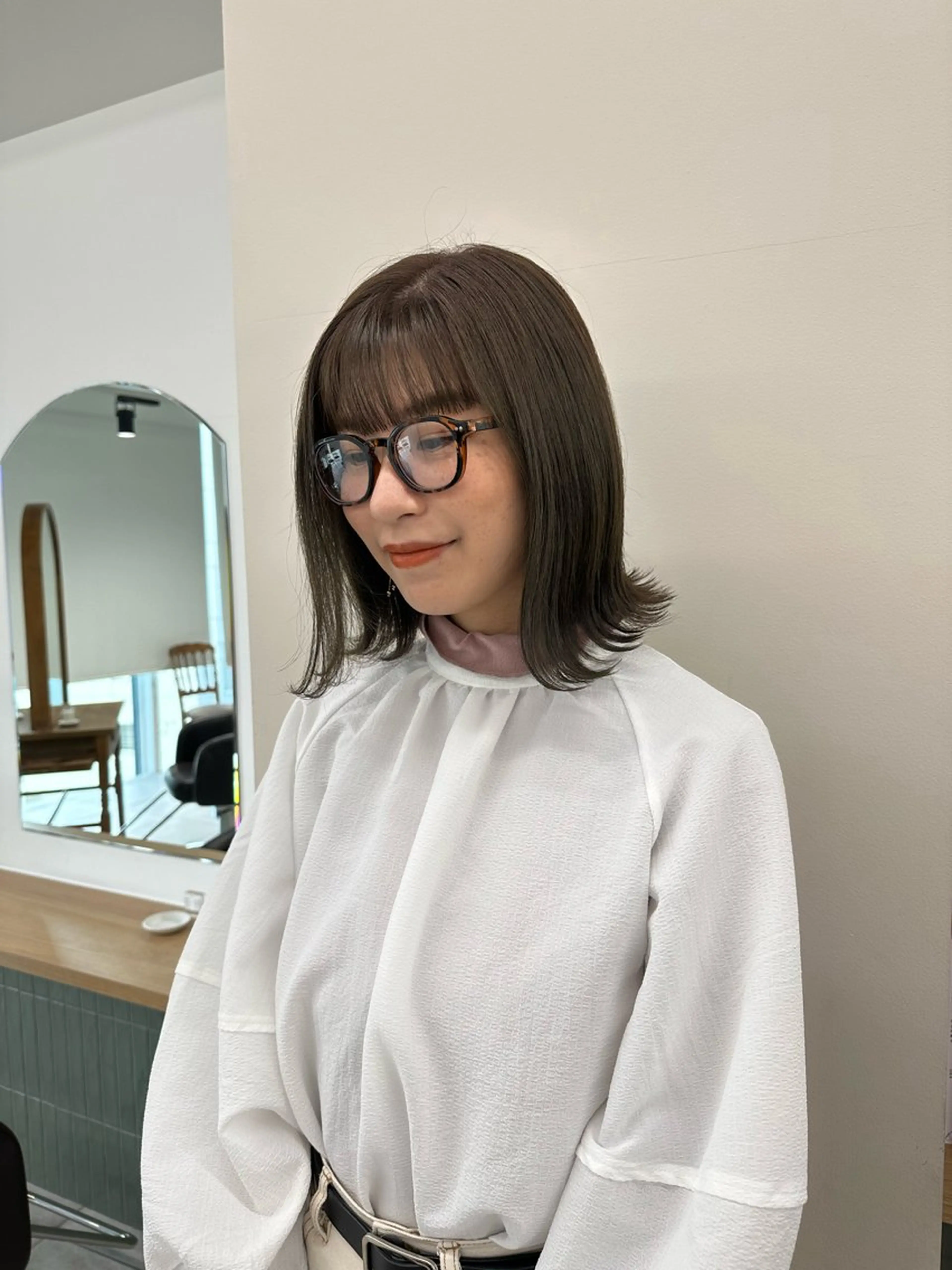 ミディアム カラー キッズ オトナヘア🌸 harukaのヘアスタイル