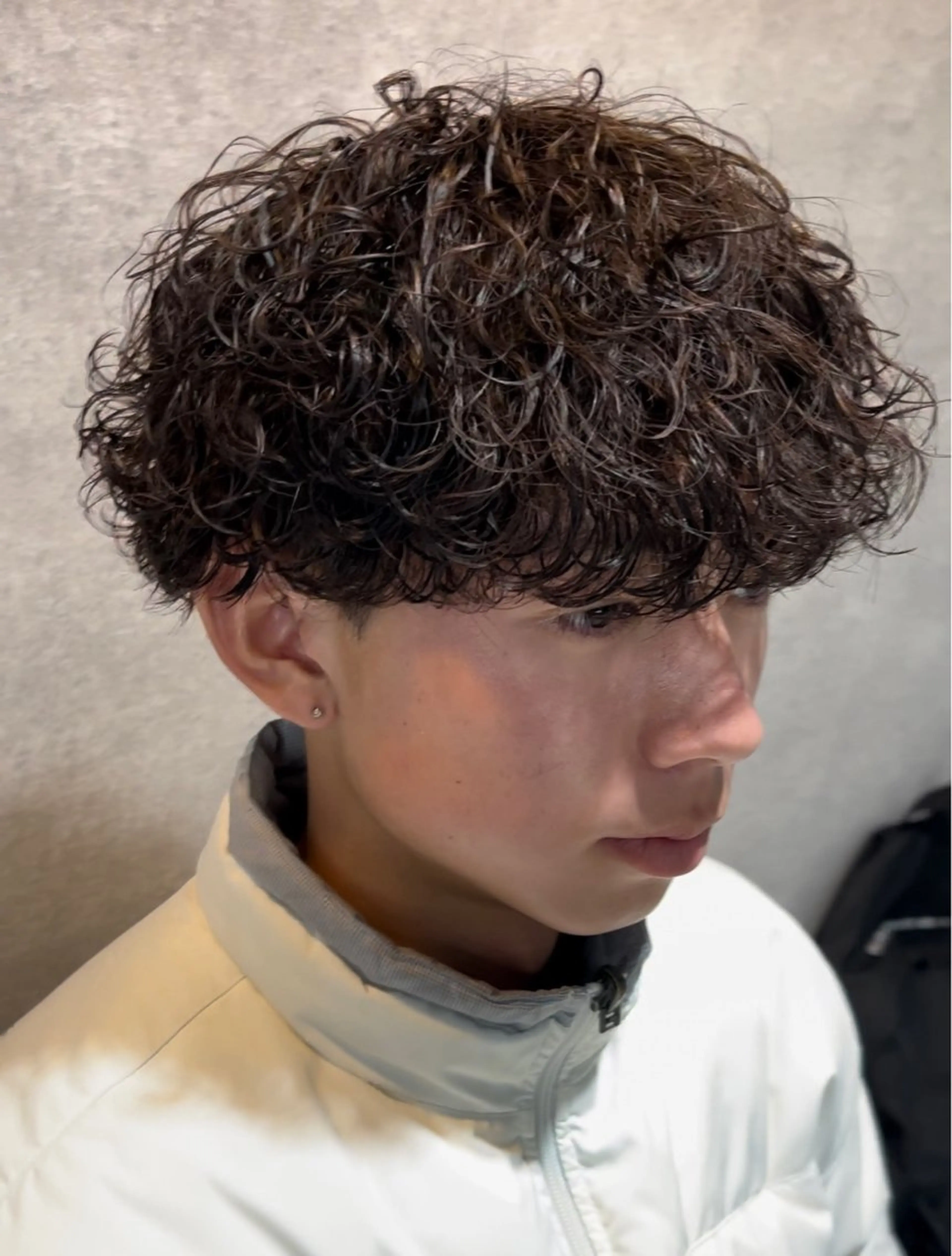パーマ メンズ カット パーマ トリートメント ヘッドスパ ヘアセット イケメン製造機 🔥上原沙羅🔥のヘアスタイル