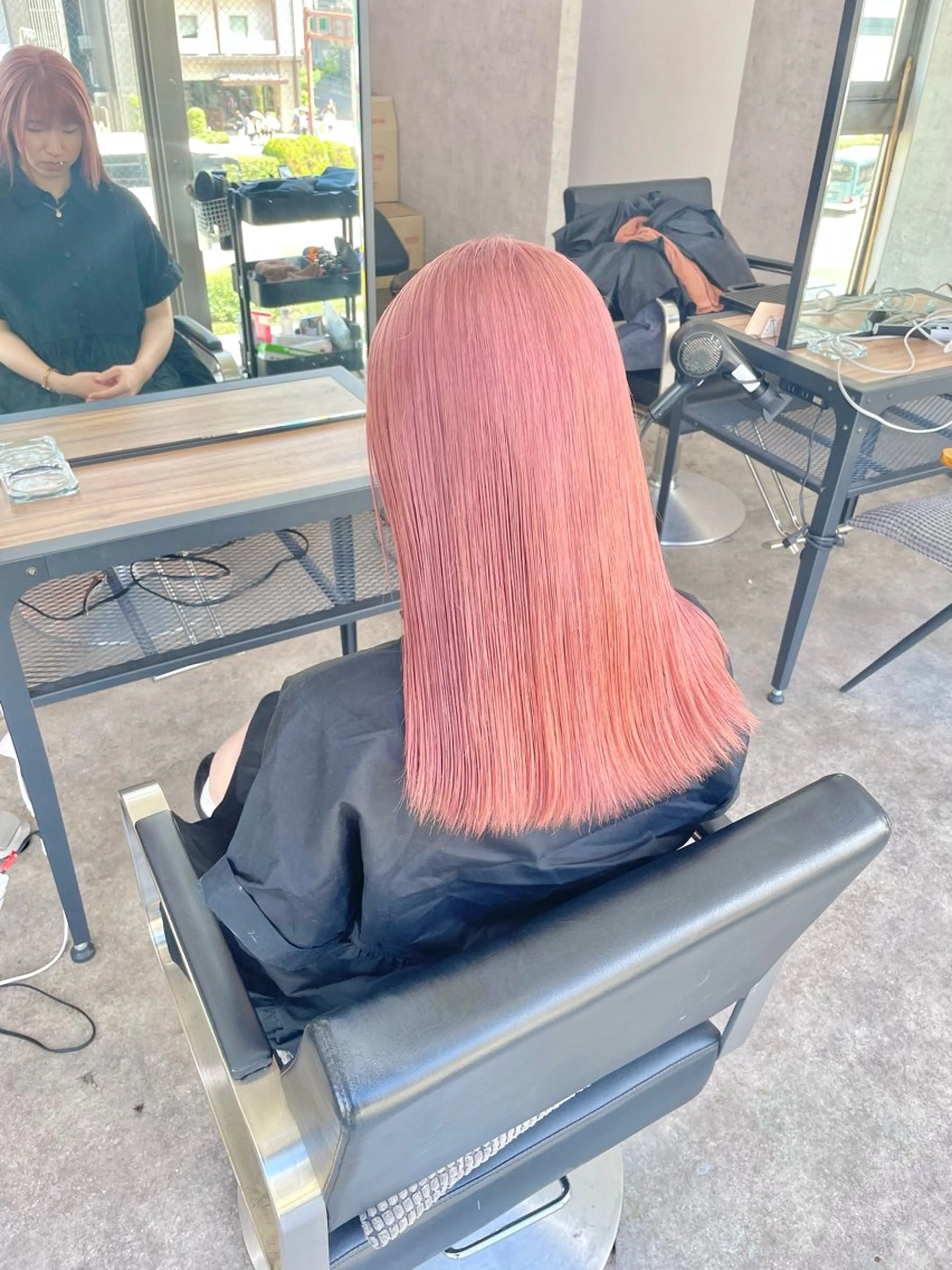 ロング カラー パーマ ヘアアレンジ メンズ ショートボブ メンズバレイヤージュ メンズブリーチ メンズハイライト メンズハイトーン eir心斎橋店所属・心斎橋/ハイトーン/ RENのヘアスタイル
