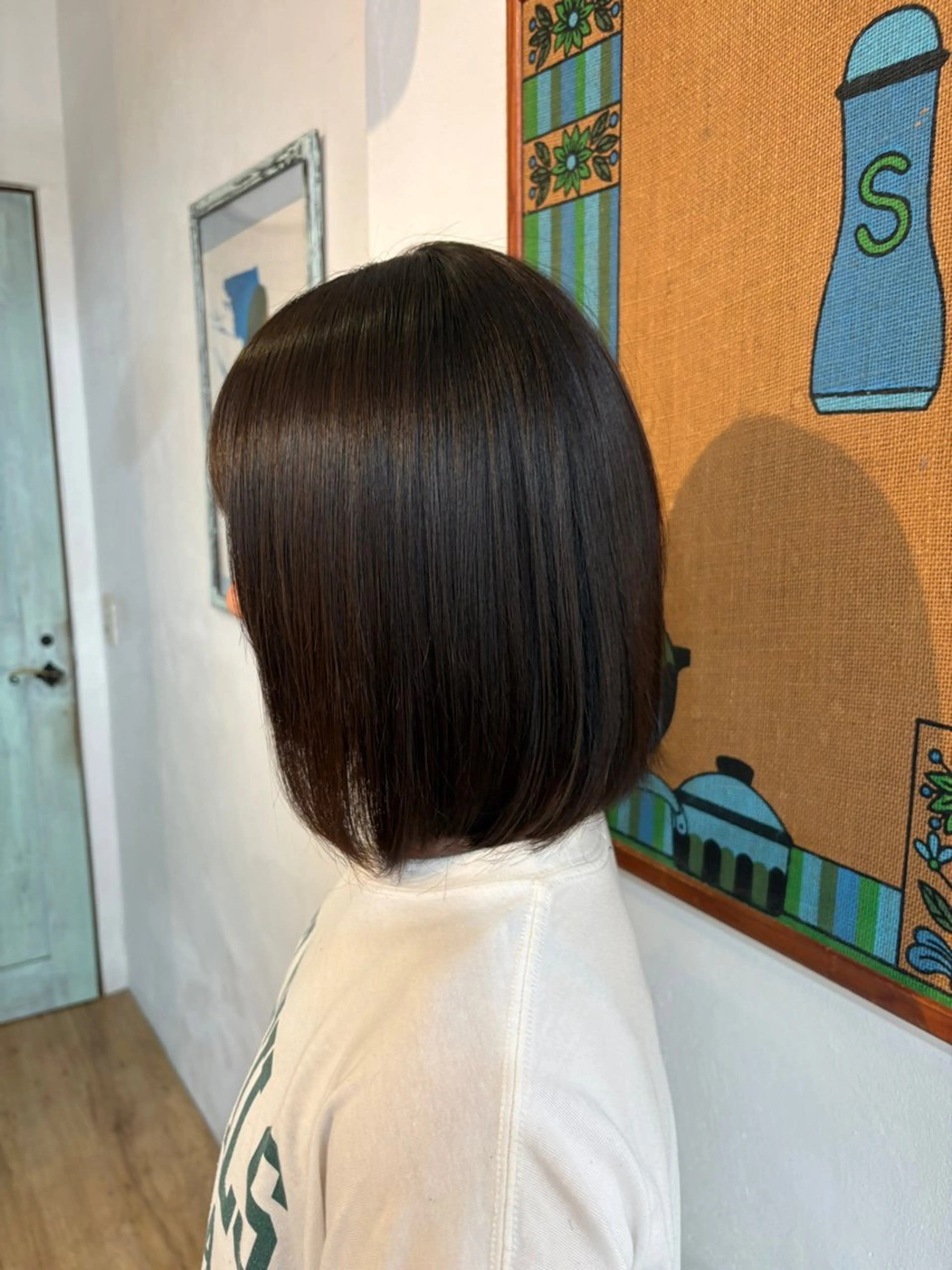 ミディアム 縮毛矯正 ムラカミ ミキのヘアスタイル