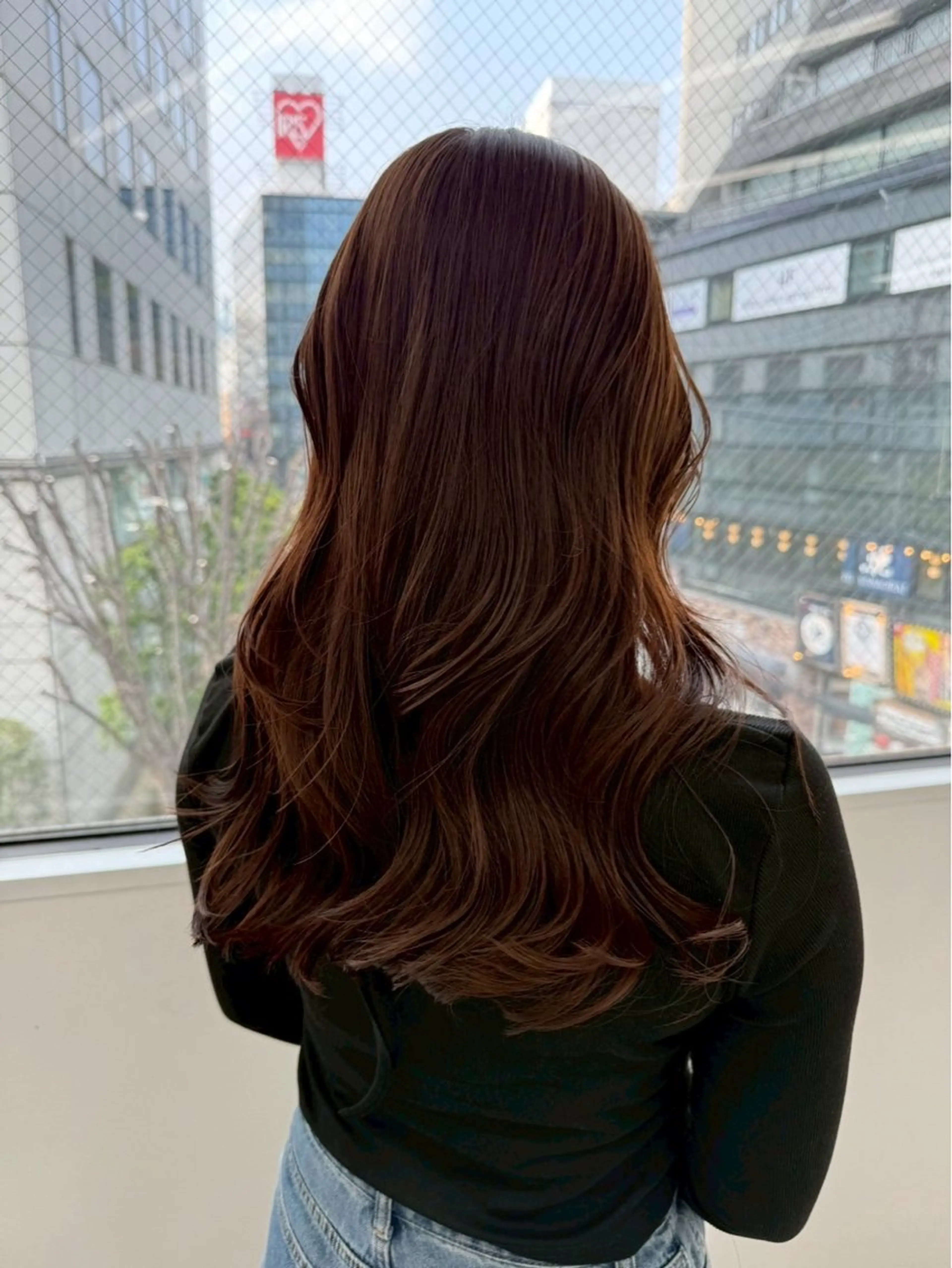 ロング レイヤーカット/ケ アブリーチ/Moeのヘアスタイル