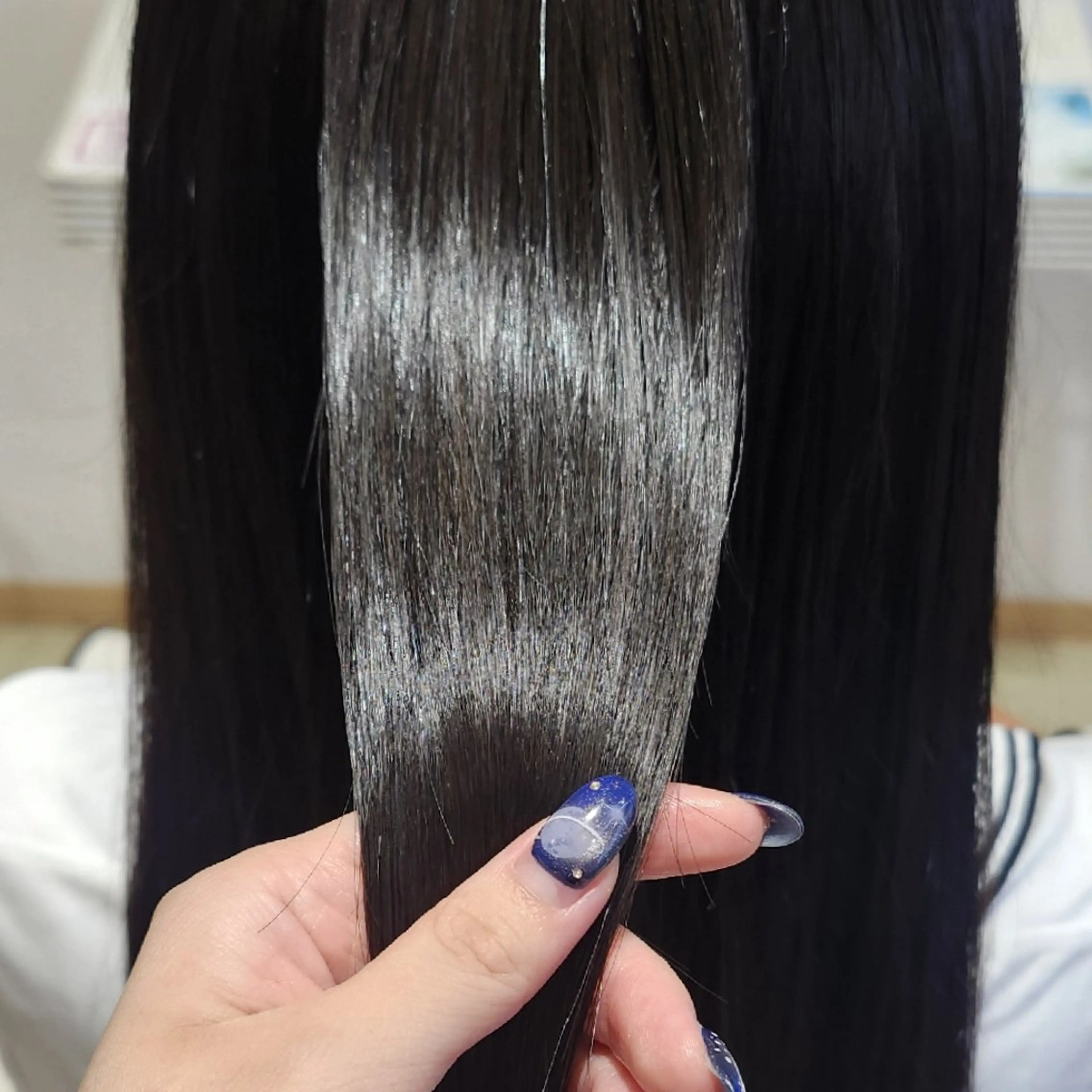 ロング ハイトーン/メンズ韓 国/髪質改善🍀莉南のヘアスタイル