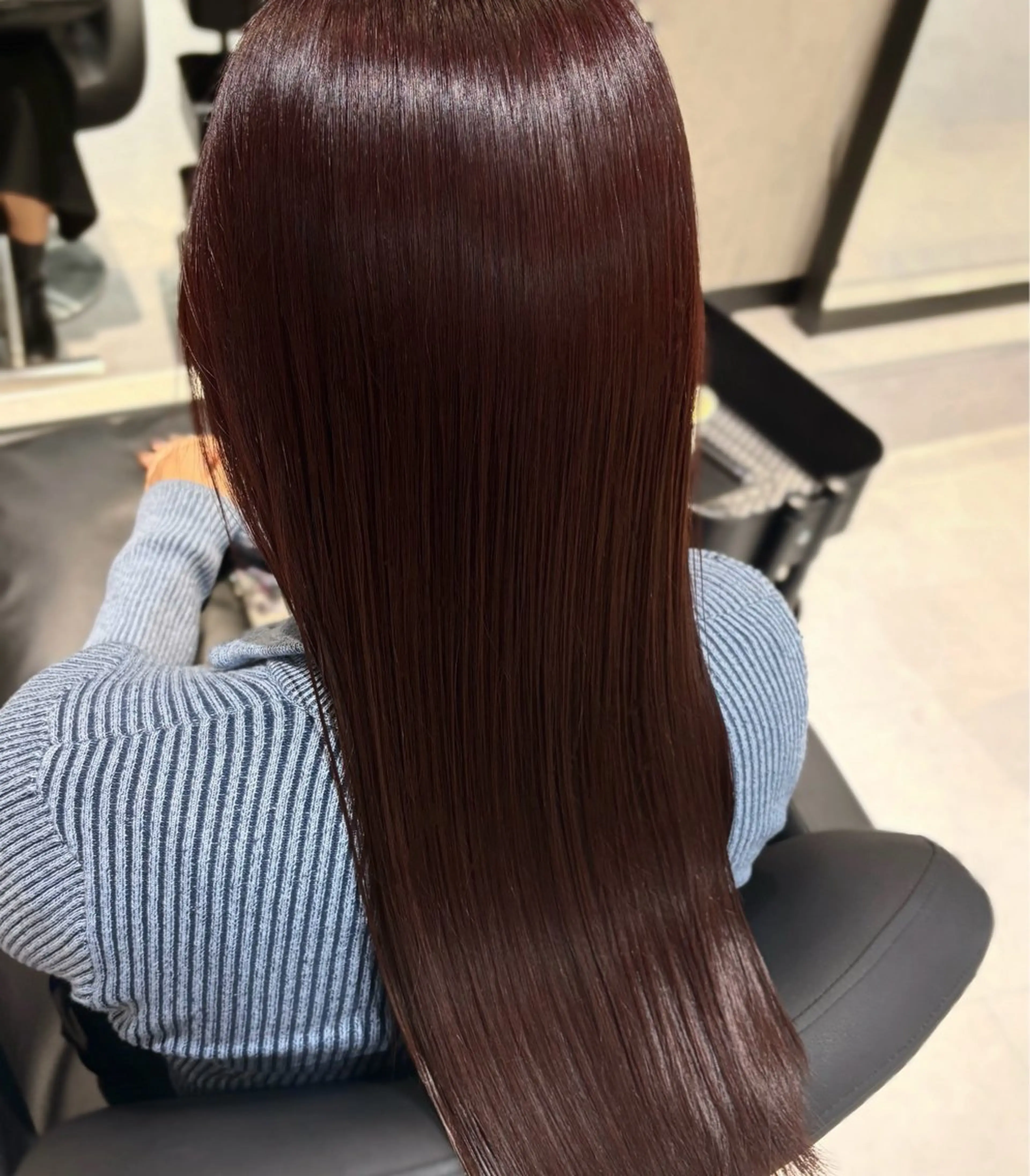 ロング カラー ヘアカラー 《.Xian》 アカリ/艶髪カラーのヘアスタイル