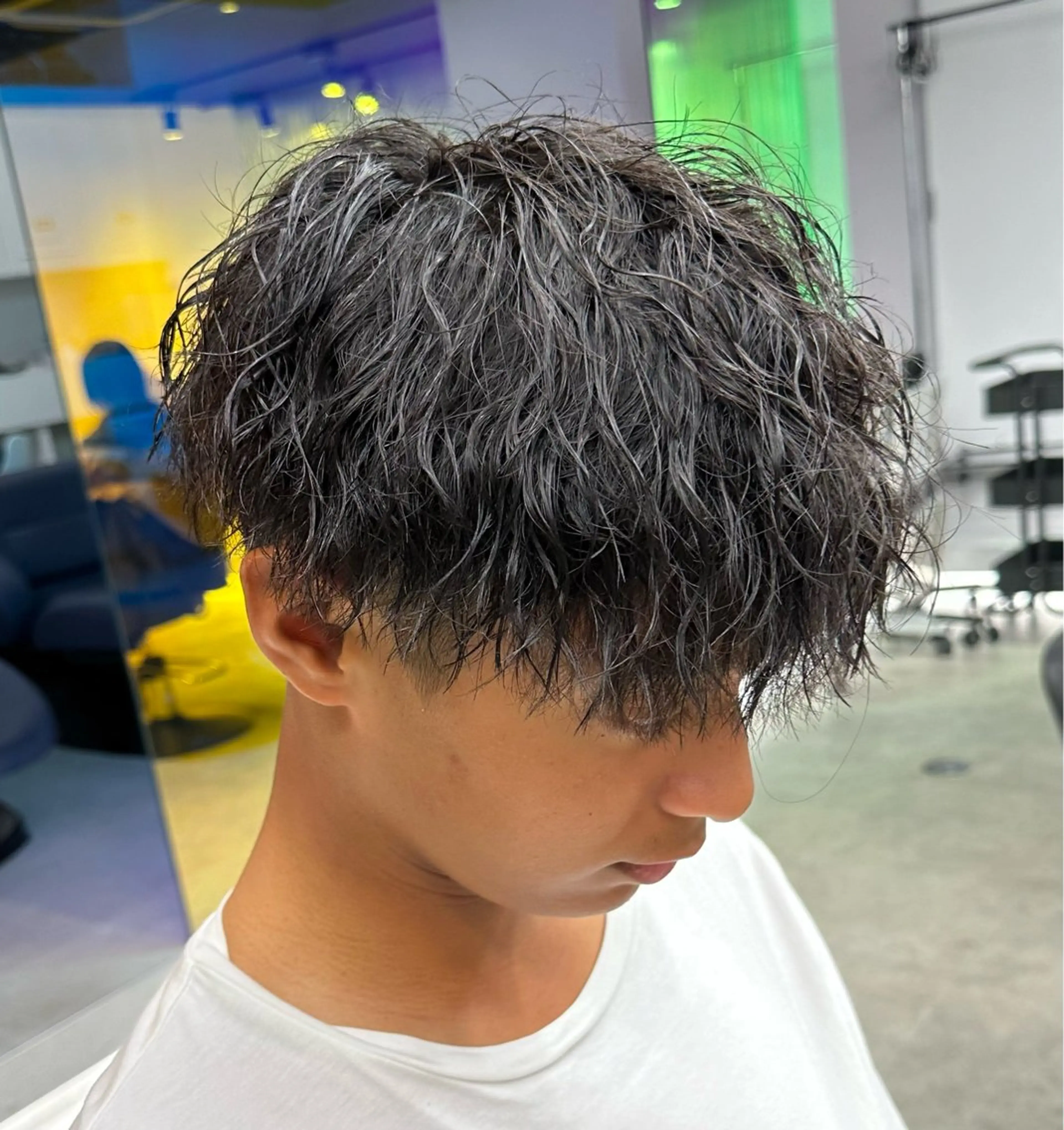 パーマ メンズ カット パーマ 【圧倒的センス】 まる/メンズカラーのヘアスタイル