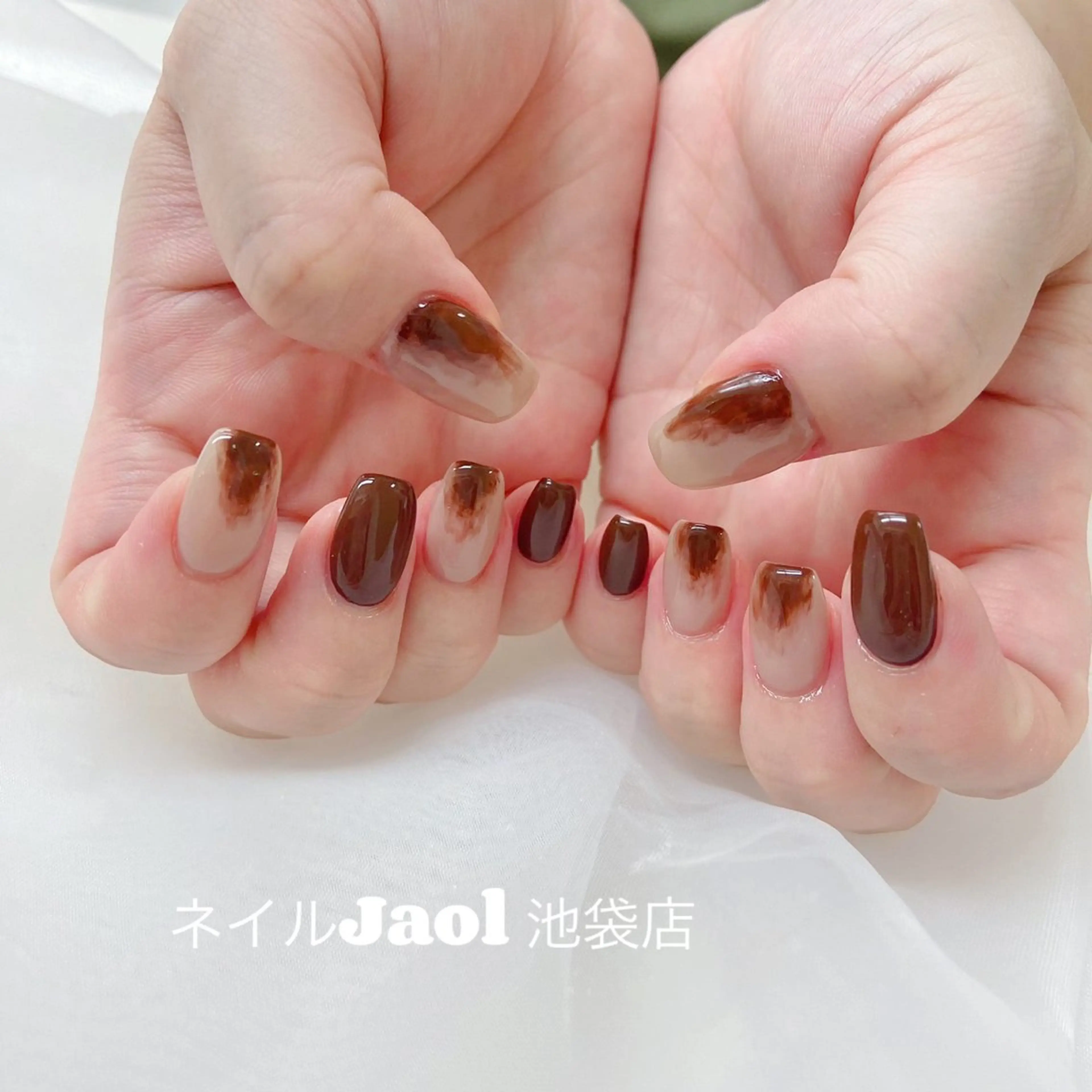 ミディアム ハンドネイル nail jaol池袋店所属・ネイルJaol 池袋のネイルデザイン