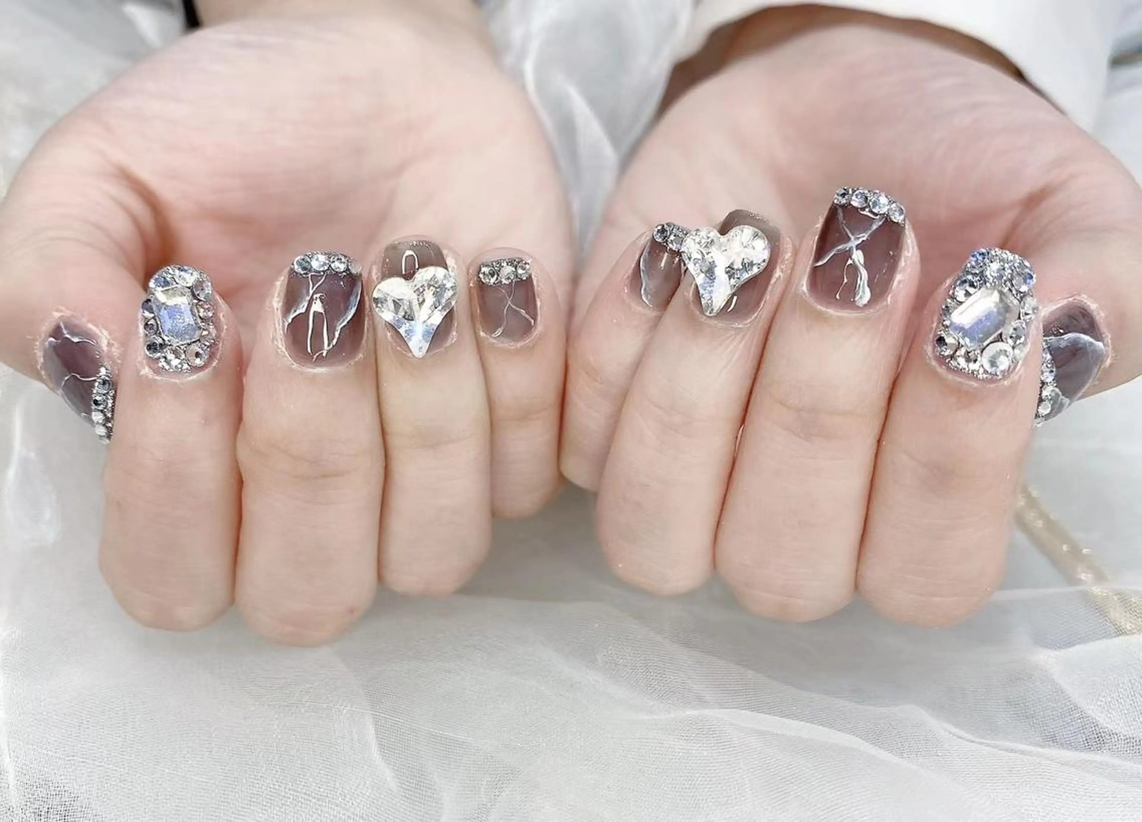 ネイル 大理石ネイル(マーブル) Babarla nailのネイルデザイン