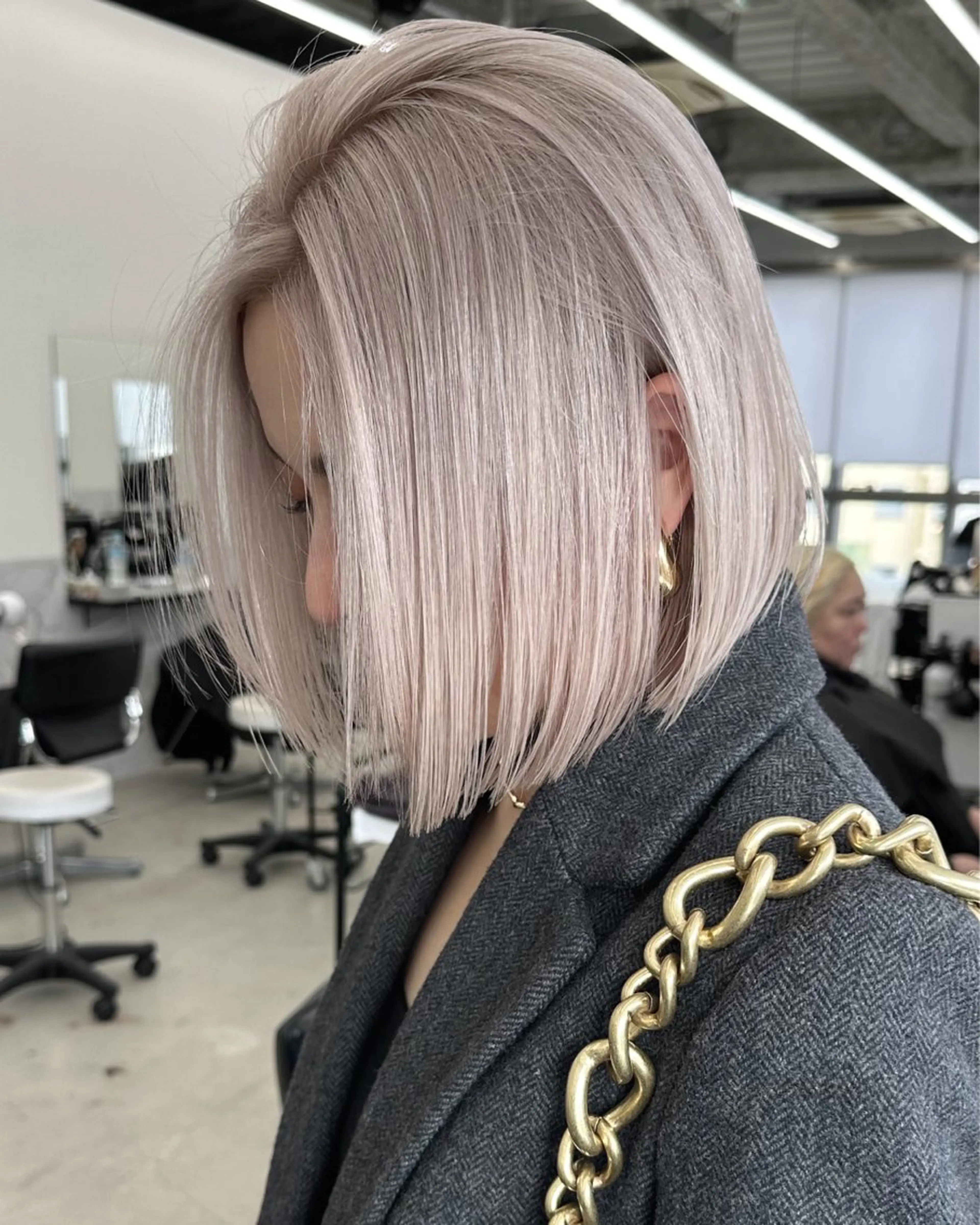 カラー ブリーチ ケアブリーチ ハイトーンカラー ヘアカラー 田中 莉香のヘアスタイル