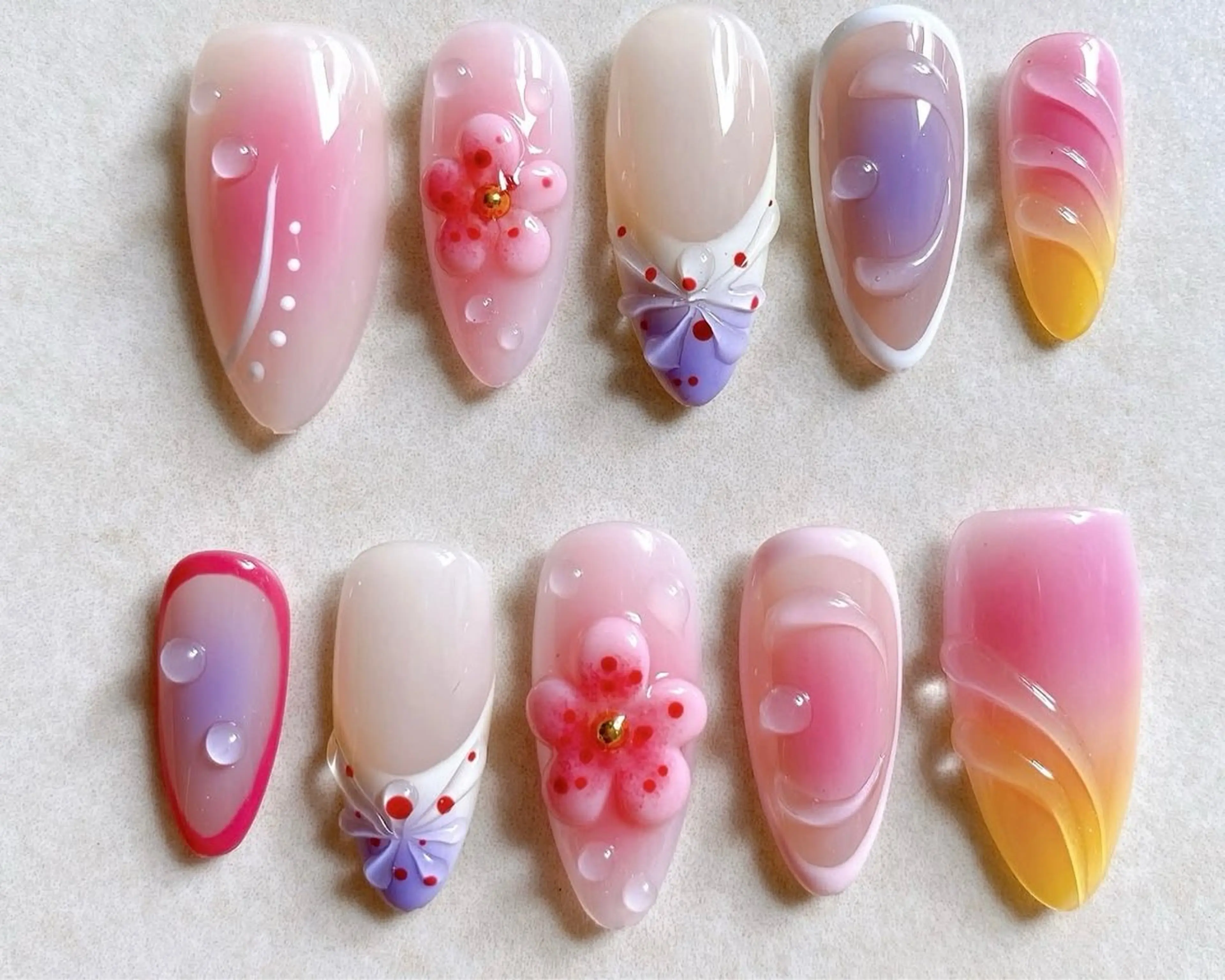 ネイル ハンドネイル ハンドケア Nova Nail Nambaのネイルデザイン