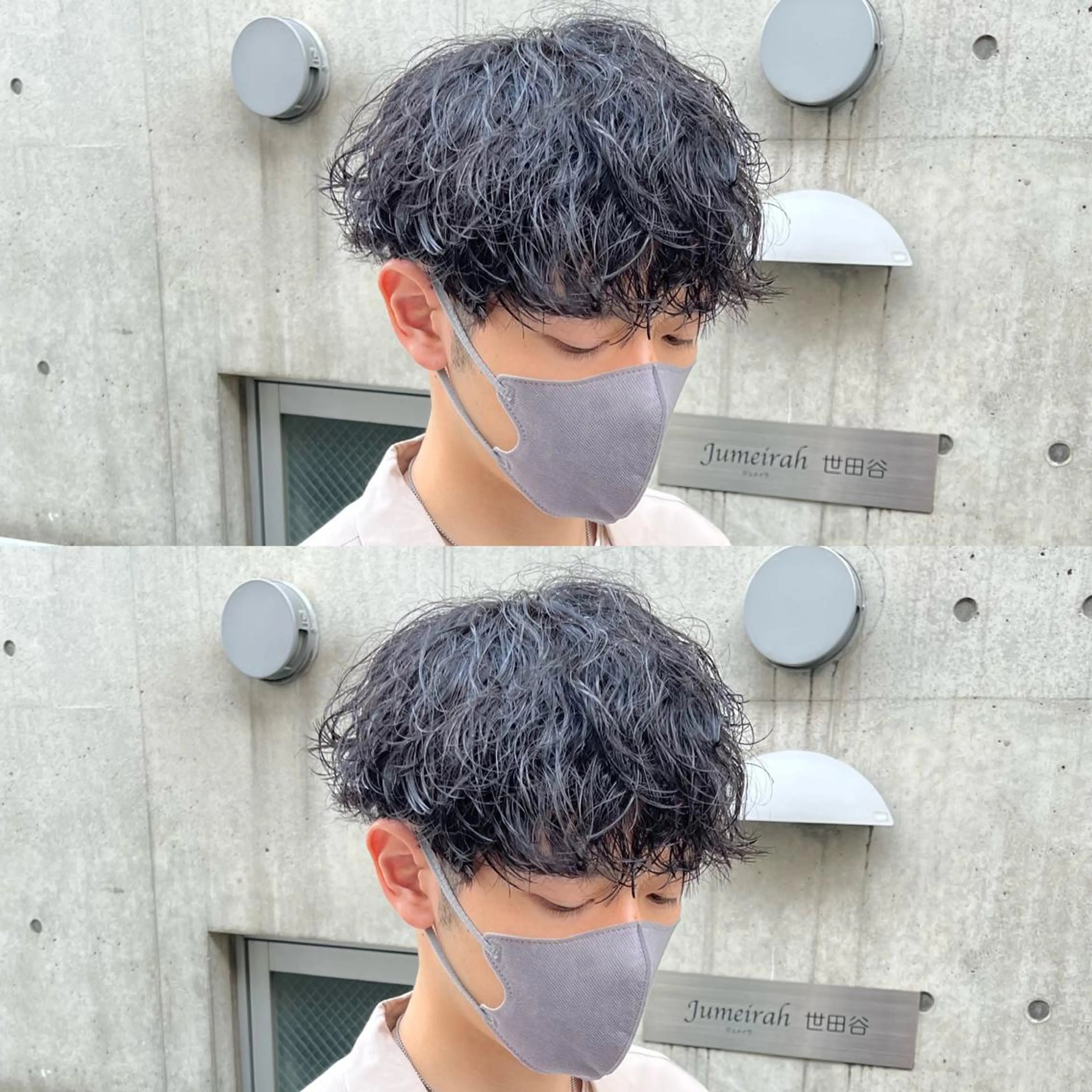 ショート パーマ ヘアアレンジ メンズ メンズパーマ 波巻きパーマ スパイラルパーマ カット パーマ メンズパーマの達人 🌟川内絵人のヘアスタイル