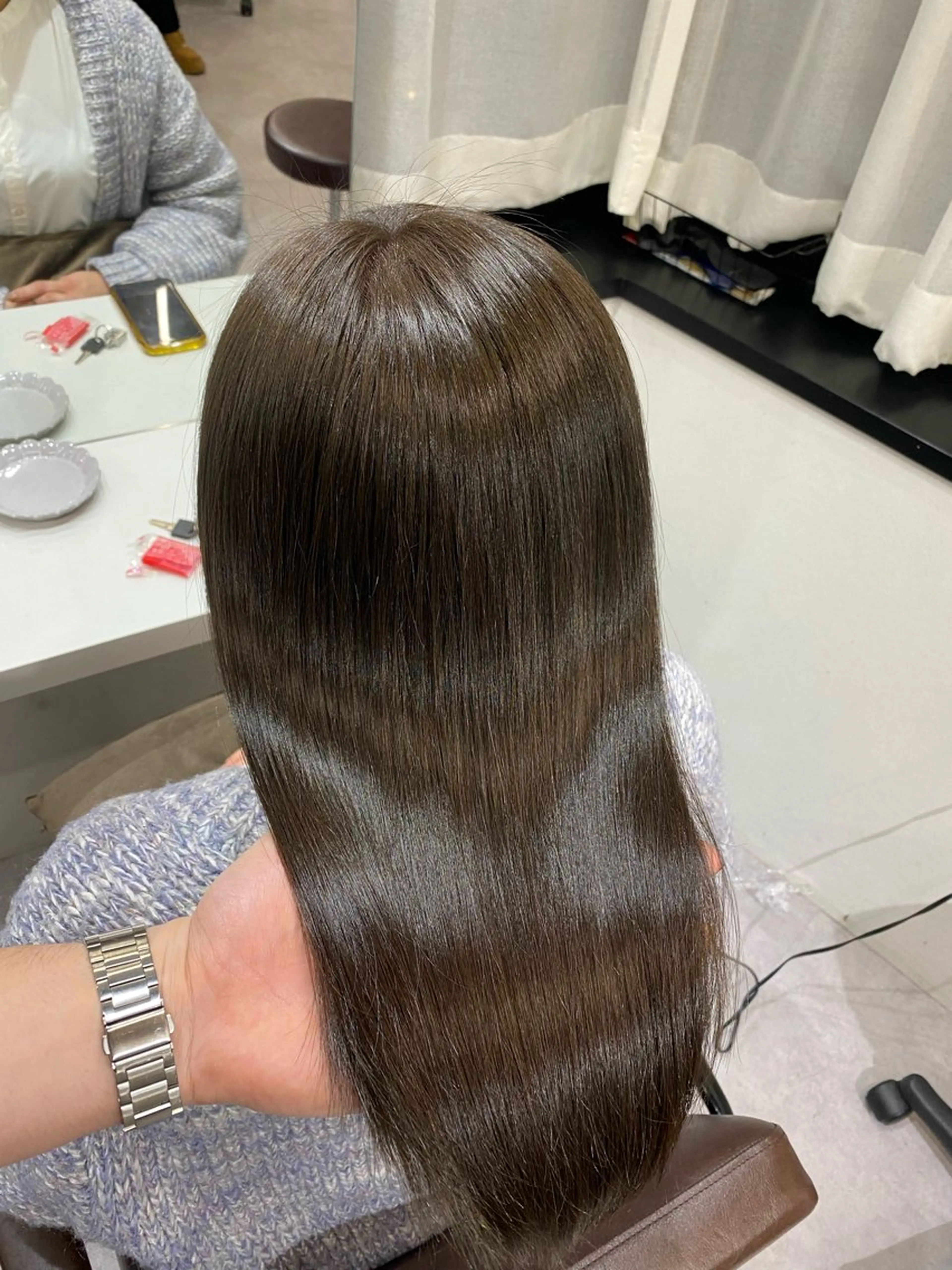 セミロング カット 縮毛矯正 トリートメント 髪質改善×縮毛矯正 Core梅田　片山のヘアスタイル