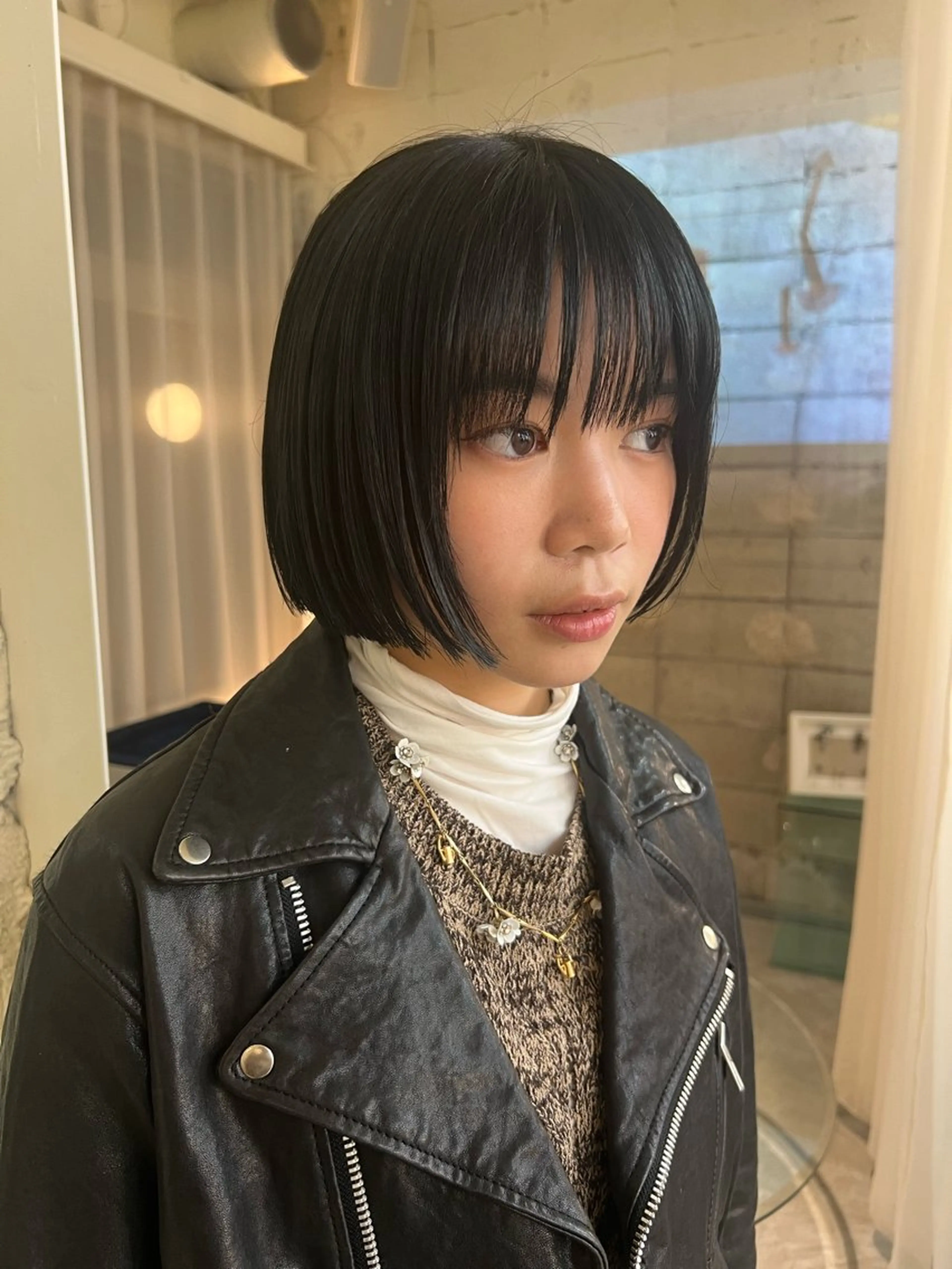 ショート カラー カット haco＋所属・圧倒的デザイン力 店長🎨RENAのヘアスタイル