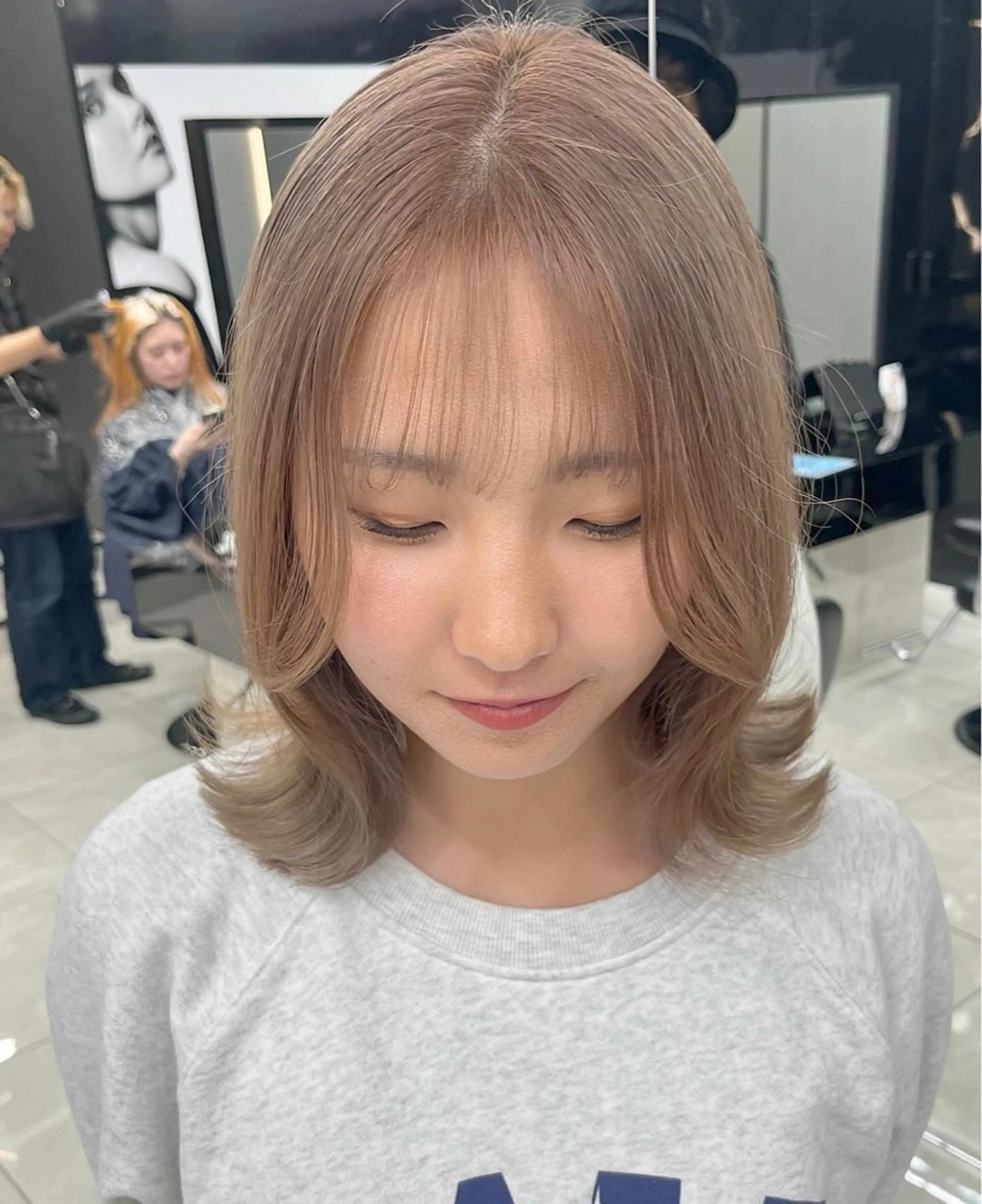 ミディアム カラー hair salon Ranun所属・hair salon Ranunのヘアスタイル