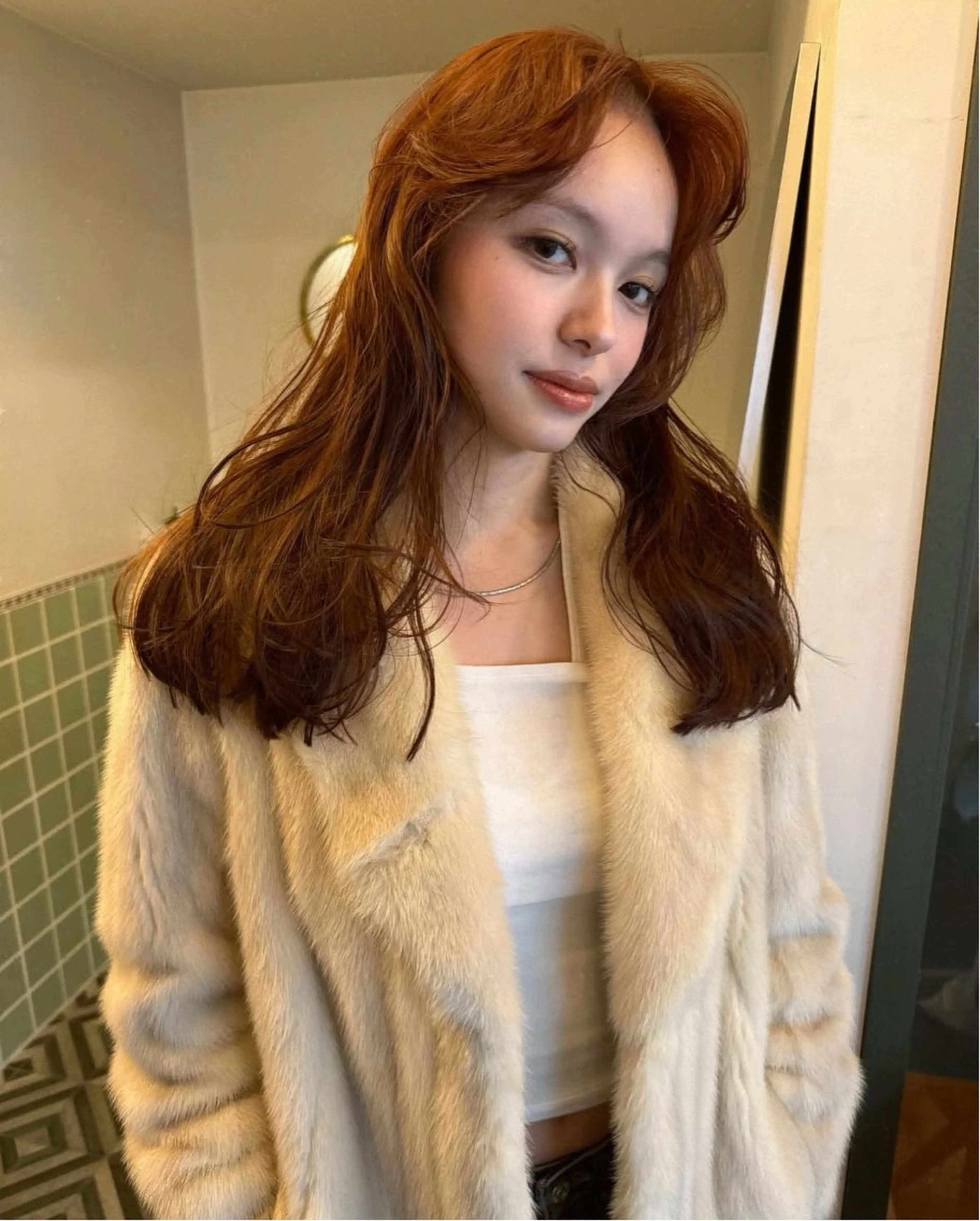 セミロング カラー カット ヘアカラー トリートメント misa___boo MISAのヘアスタイル