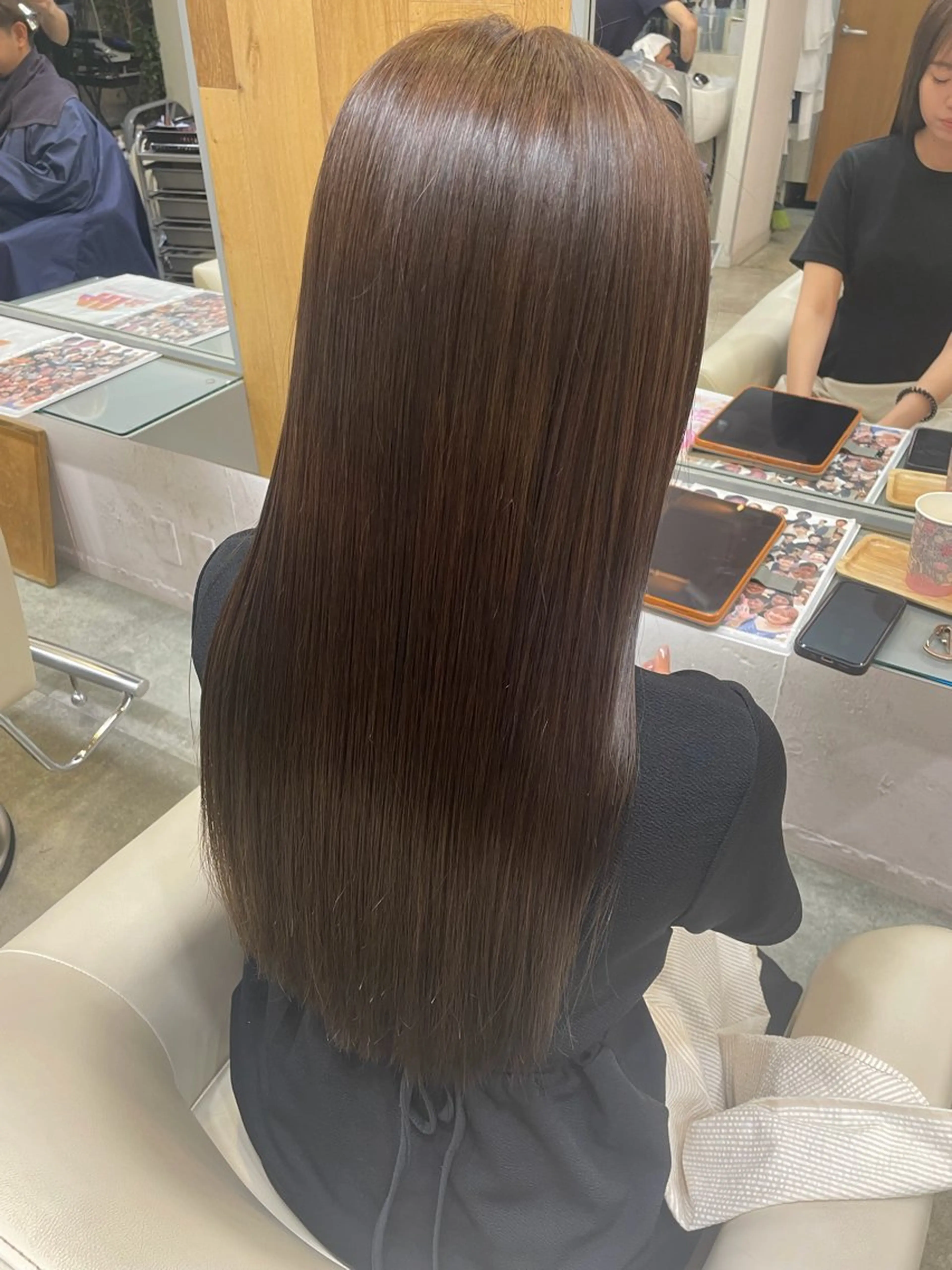 ロング ヘアカラー 杉崎 朝佳のヘアスタイル