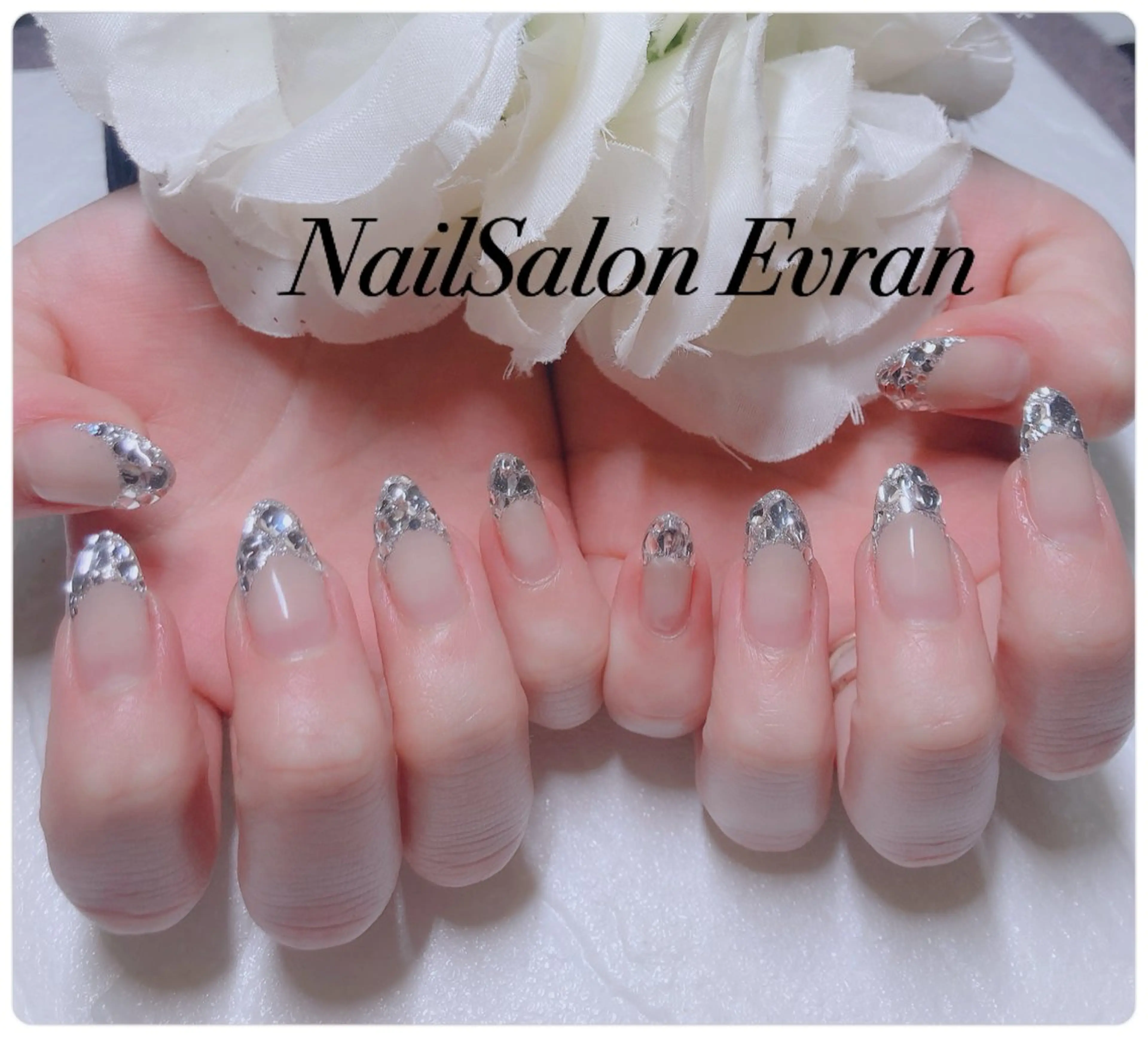 ネイル アートネイル ジェルネイル キラキラネイル ワンカラーネイル シンプルネイル Nail salon Evranのネイルデザイン