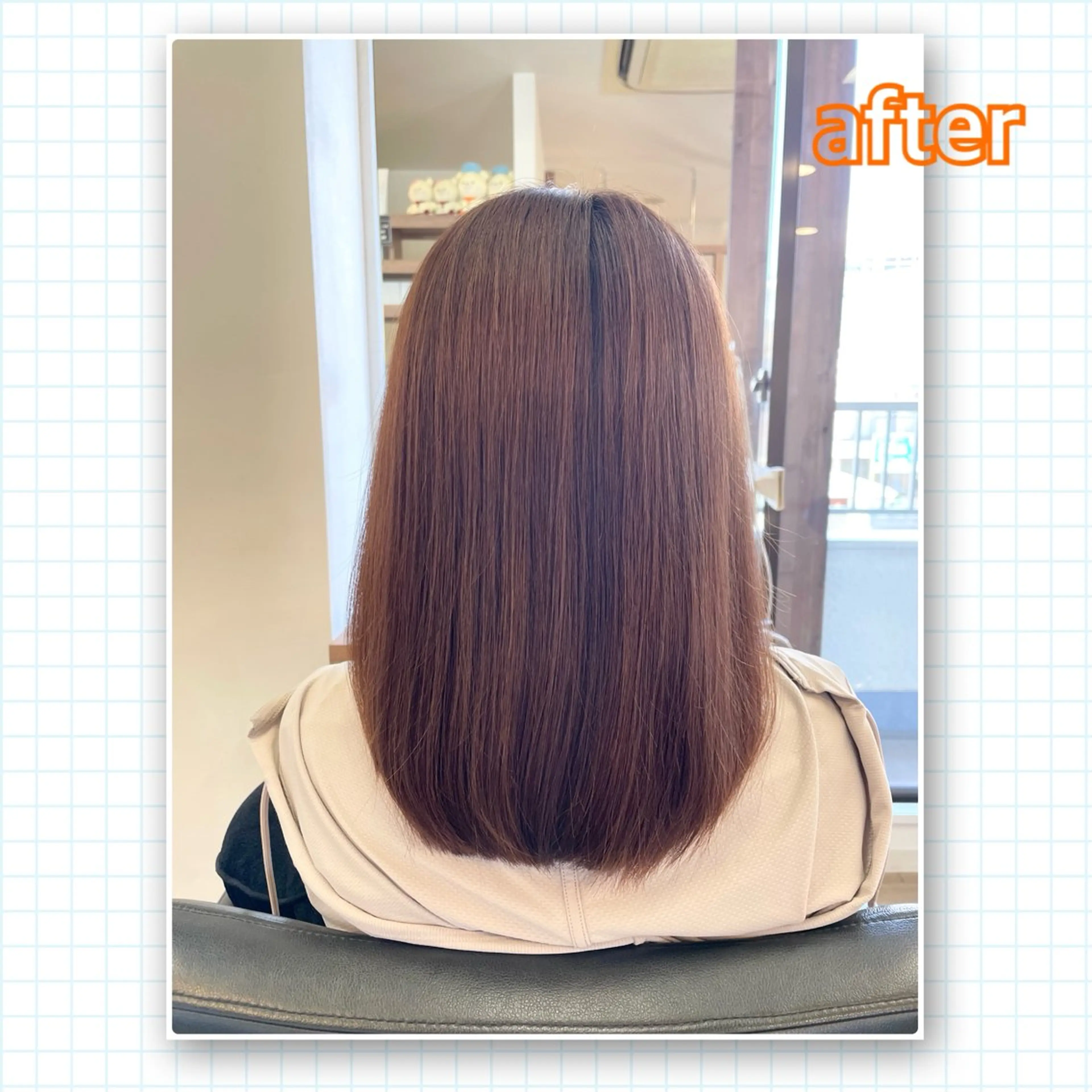 ロング アミーベル🧸🧡 井口店✂️しおりのヘアスタイル