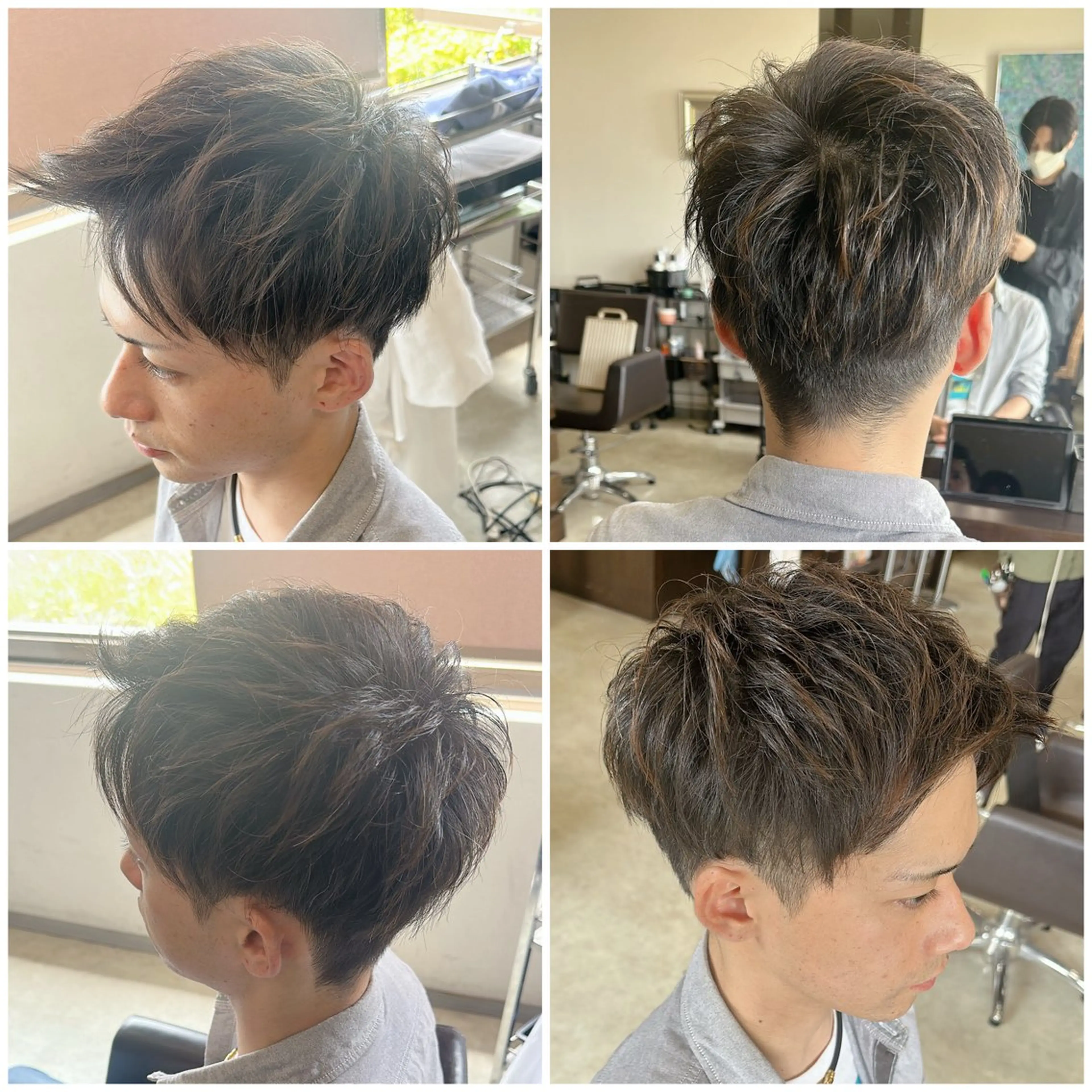 ショート メンズ カット 中島 剛のヘアスタイル