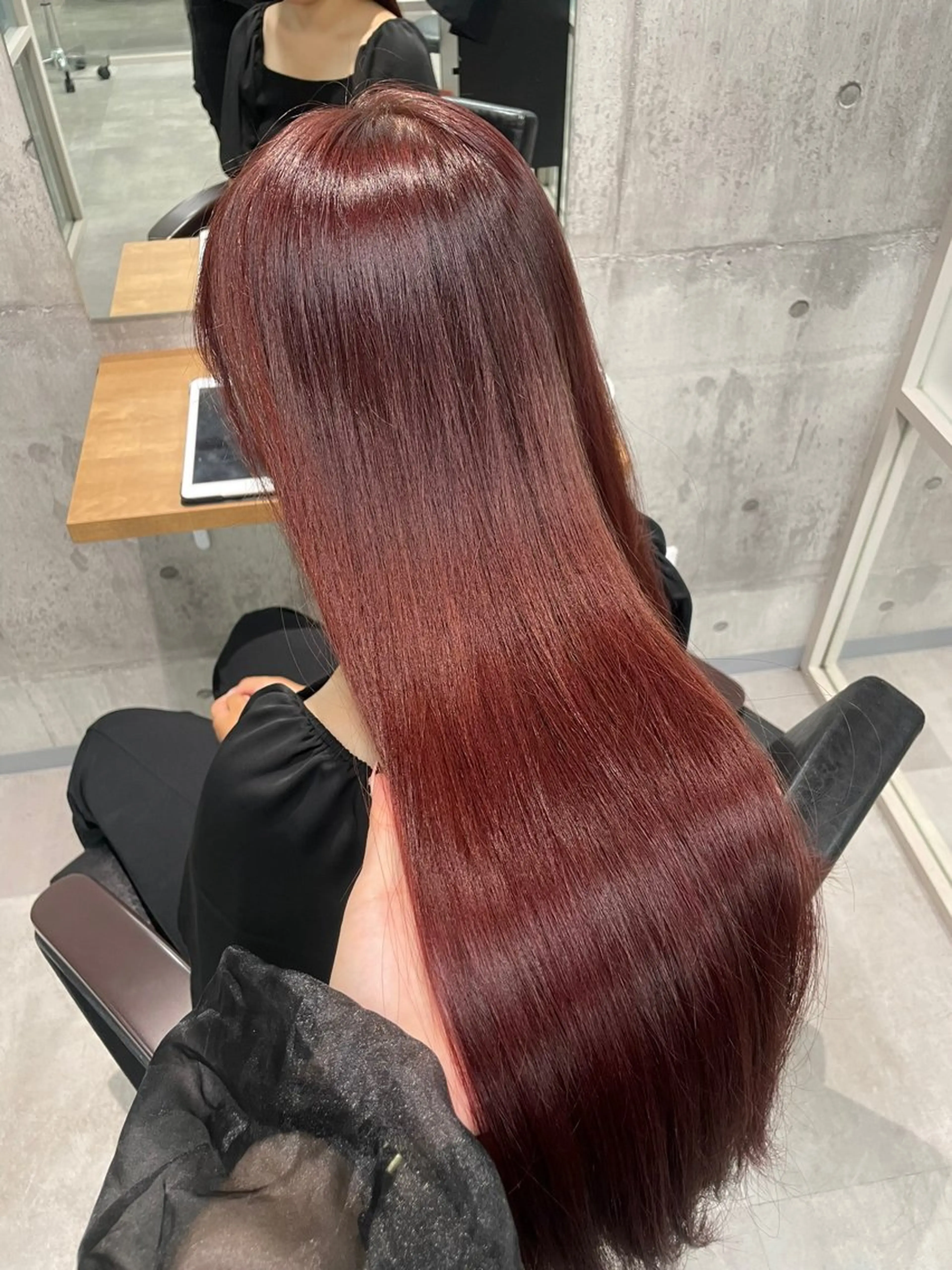 ロング カット ヘアカラー トリートメント ayano /レイヤー/暖色のヘアスタイル