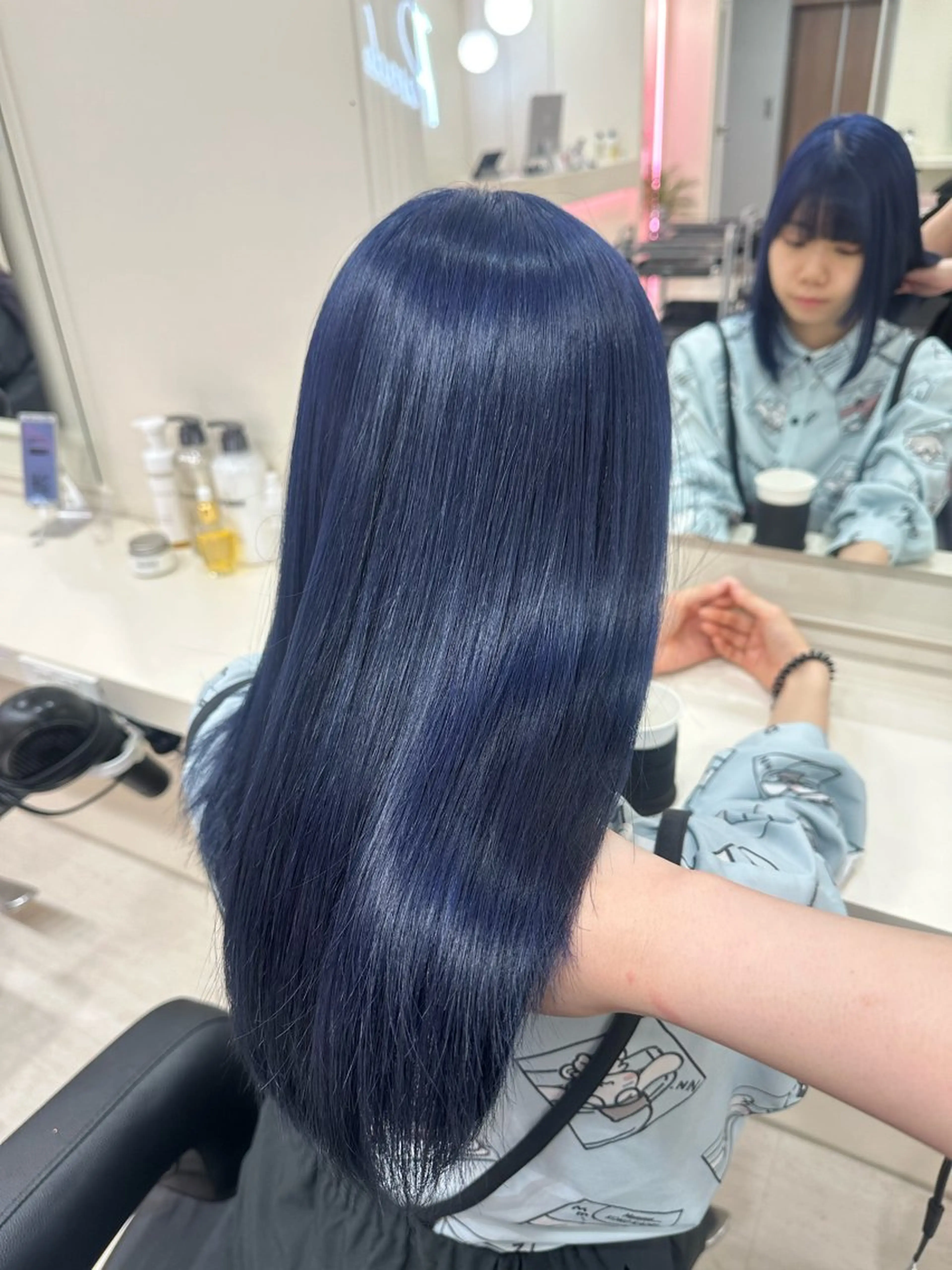 ロング カット ヘアカラー トリートメント メンズレディース お任せください伊織のヘアスタイル