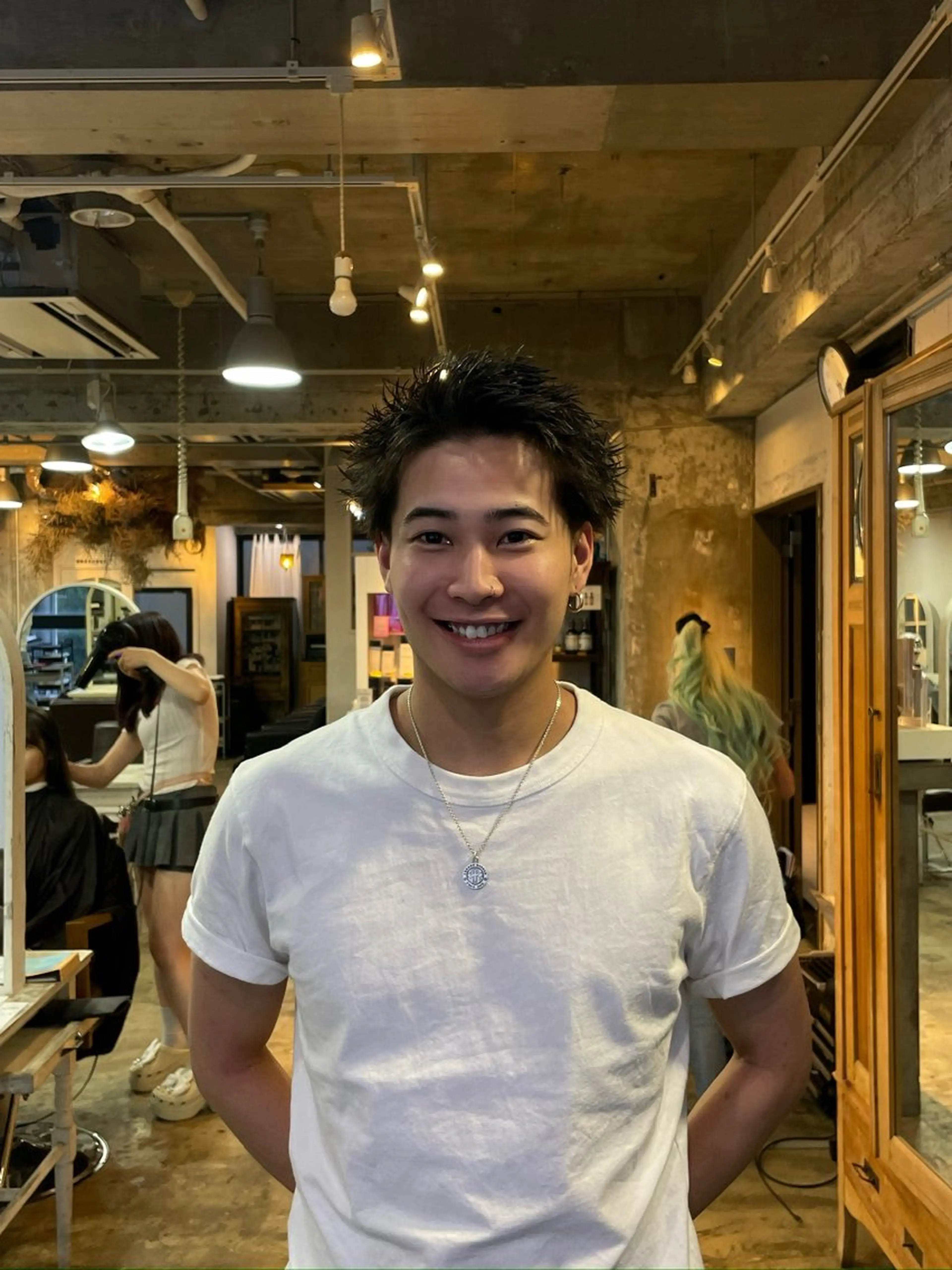 ショート カット 青木 拓充のヘアスタイル
