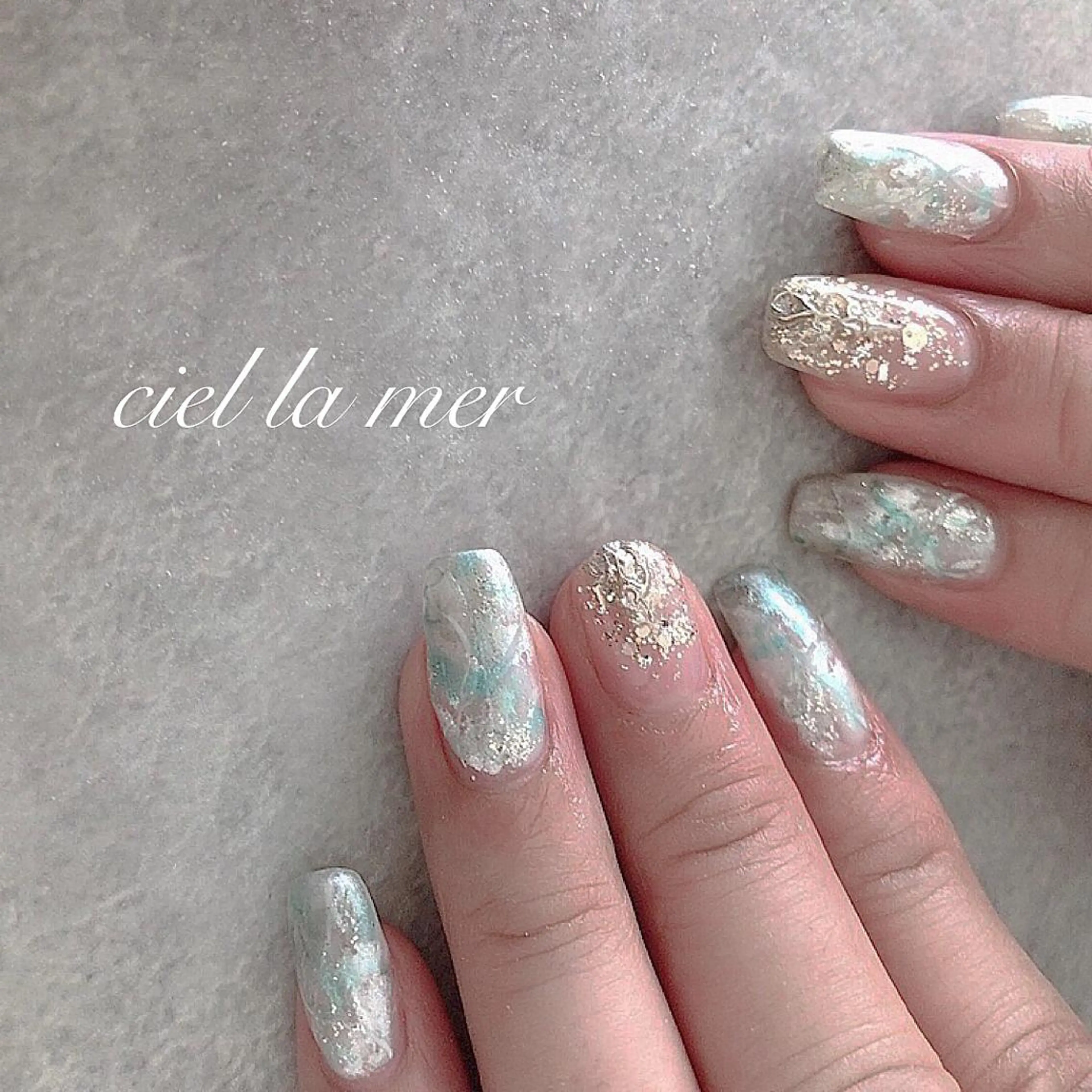 ネイル ハンドネイル フットネイル ciel la merのネイルデザイン