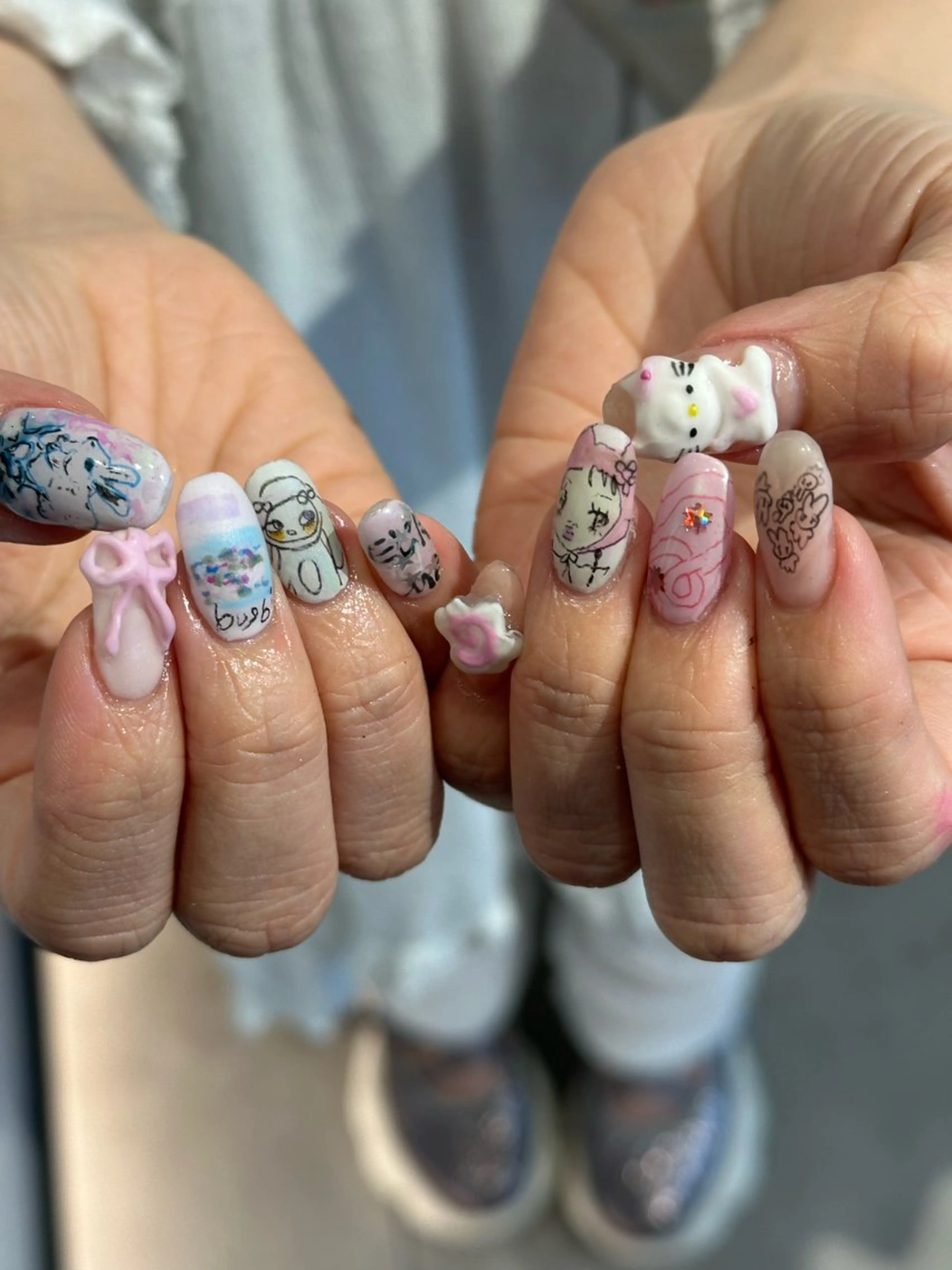 ネイル ハイトーン特化 pepe🎀のヘアスタイル