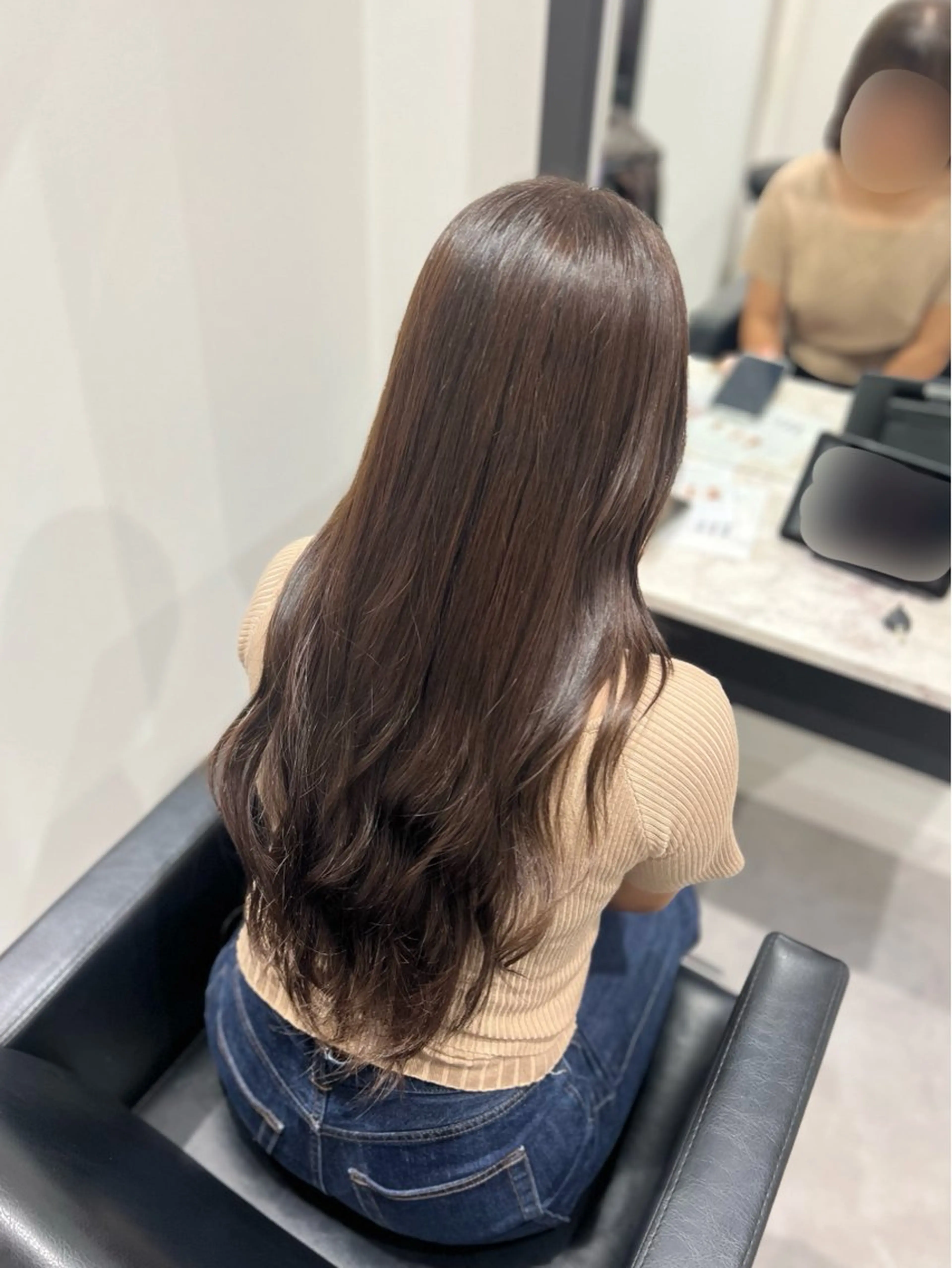 ロング カラー ベージュカラー ブリーチ ダブルカラー ラベンダーカラー ラベンダーベージュ ヘアカラー Dia ‎ アキヨシ ミユのヘアスタイル