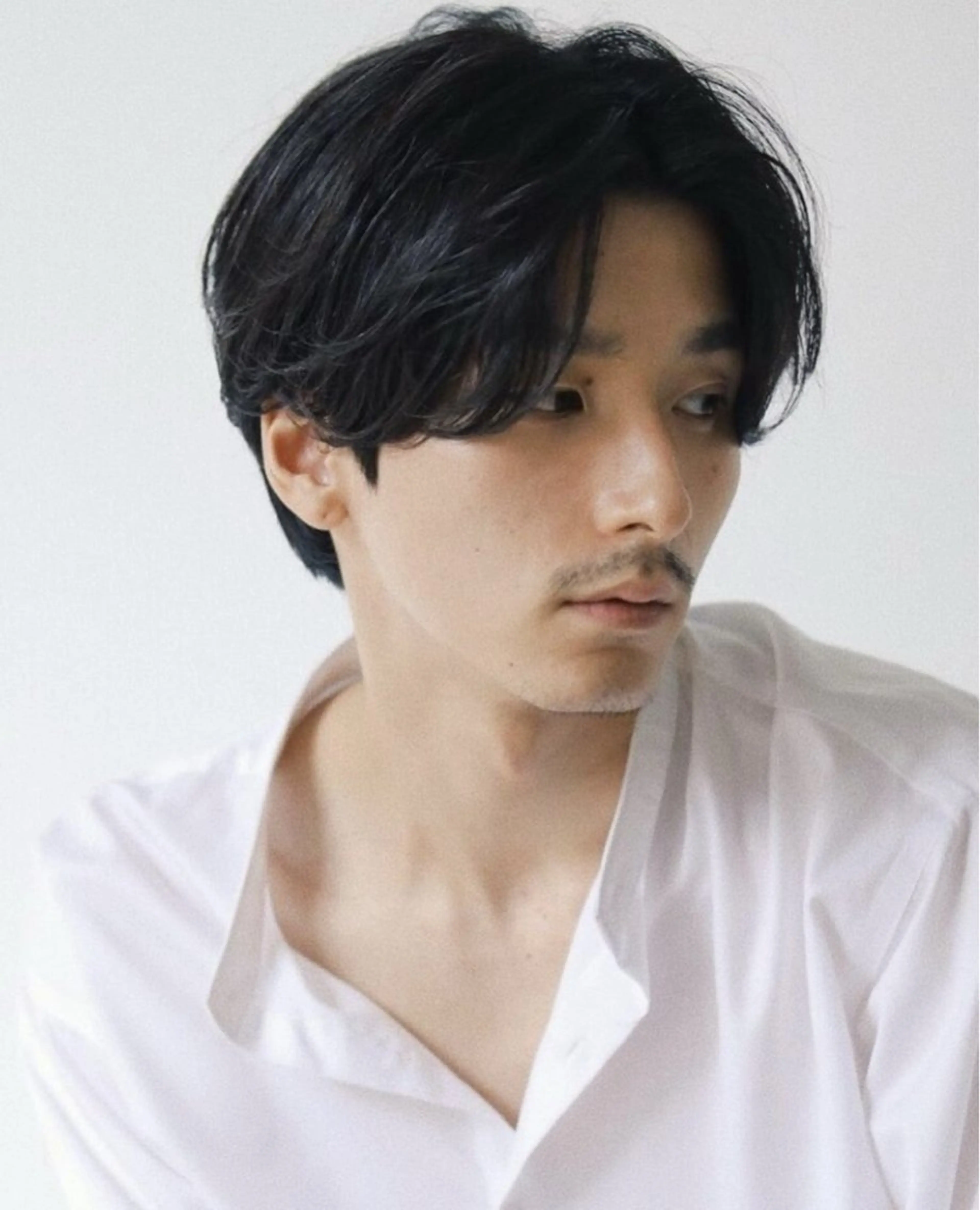 メンズ センターパート マッシュ レイヤーカット大人気 //吉田百花のヘアスタイル