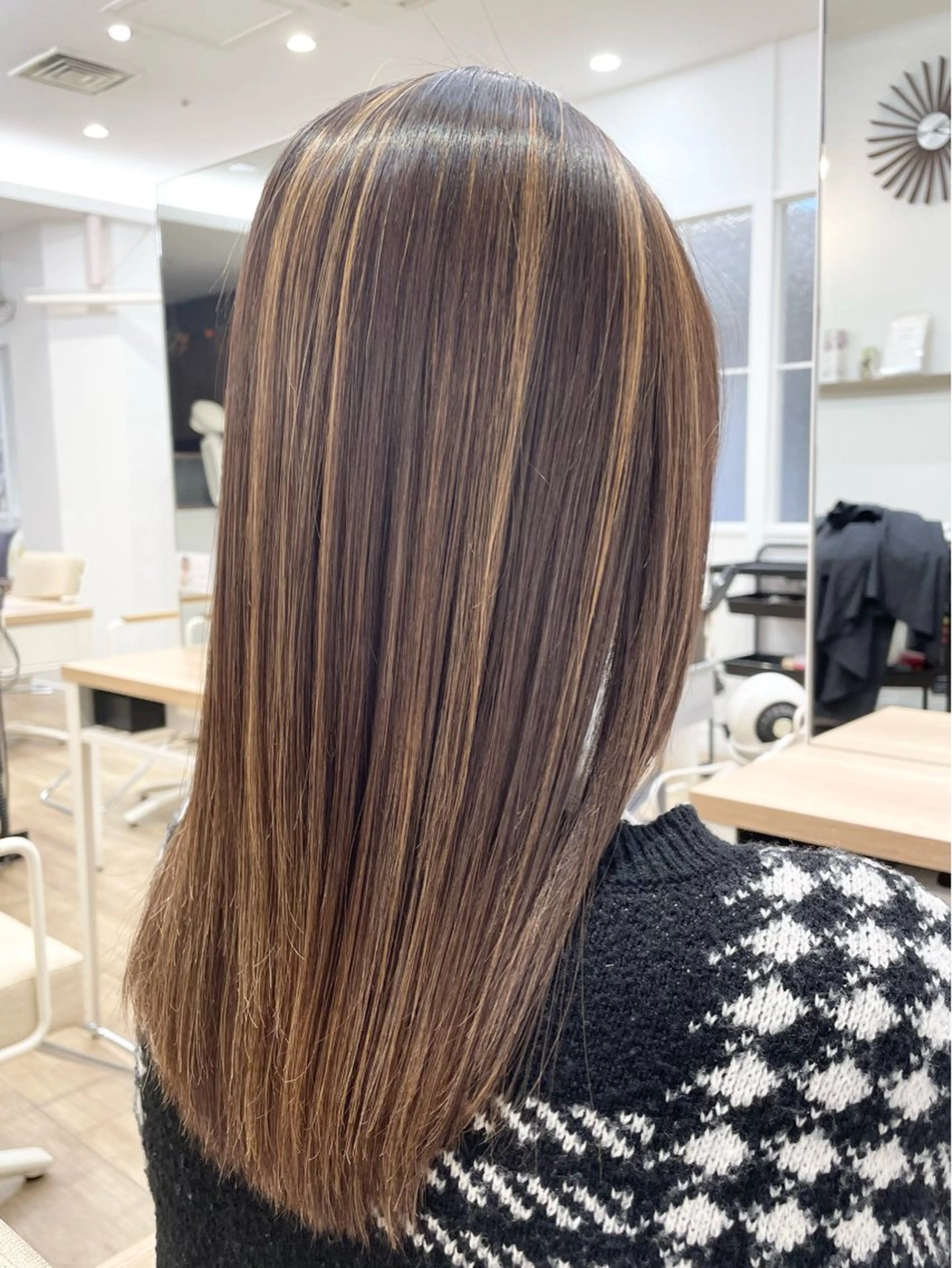 ロング ロング トリートメント 酸熱トリートメント 松田 /骨格矯正カットのヘアスタイル