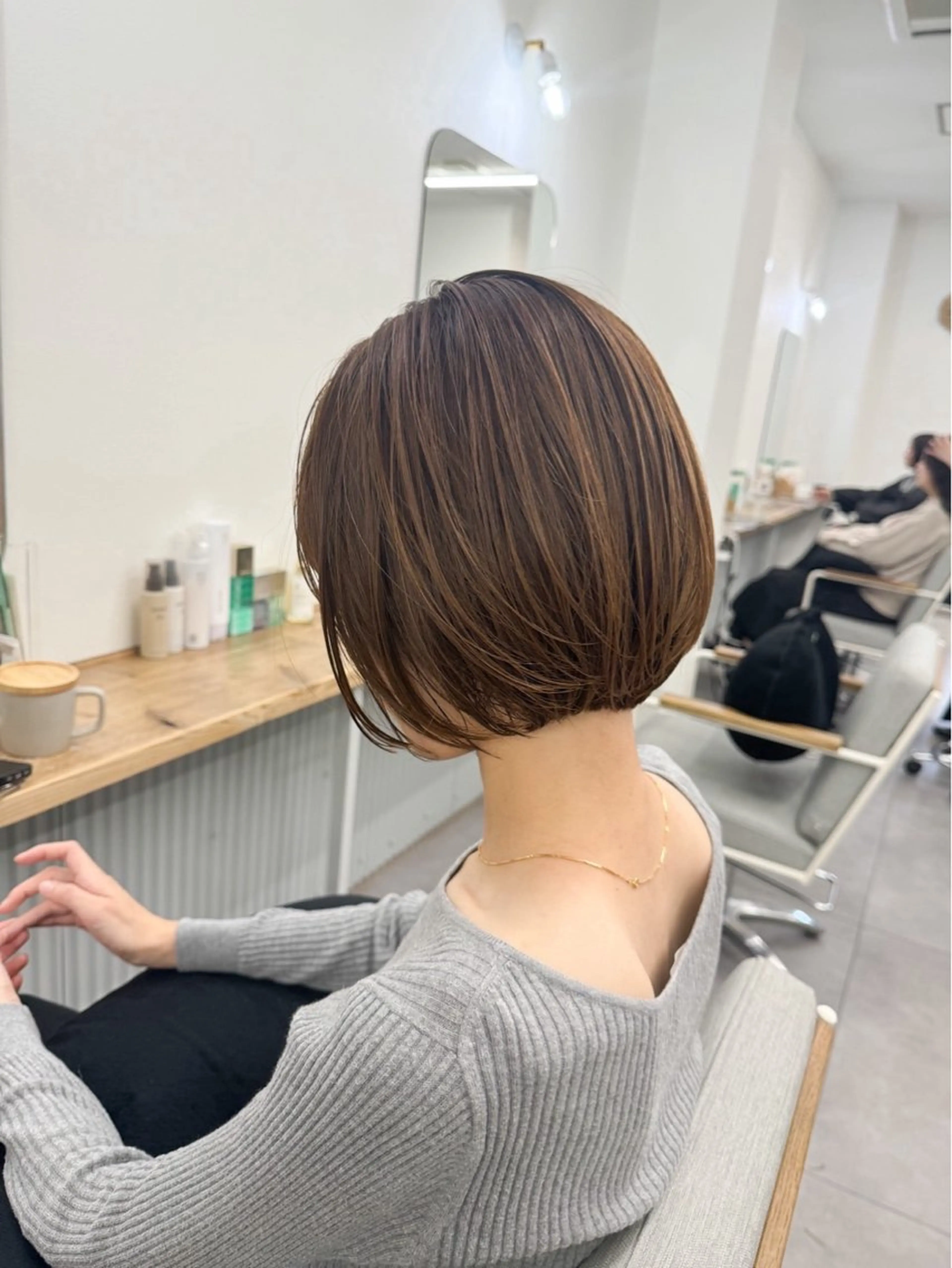 ワンカラー＋ヘアエステ＋シャンプブローの写真