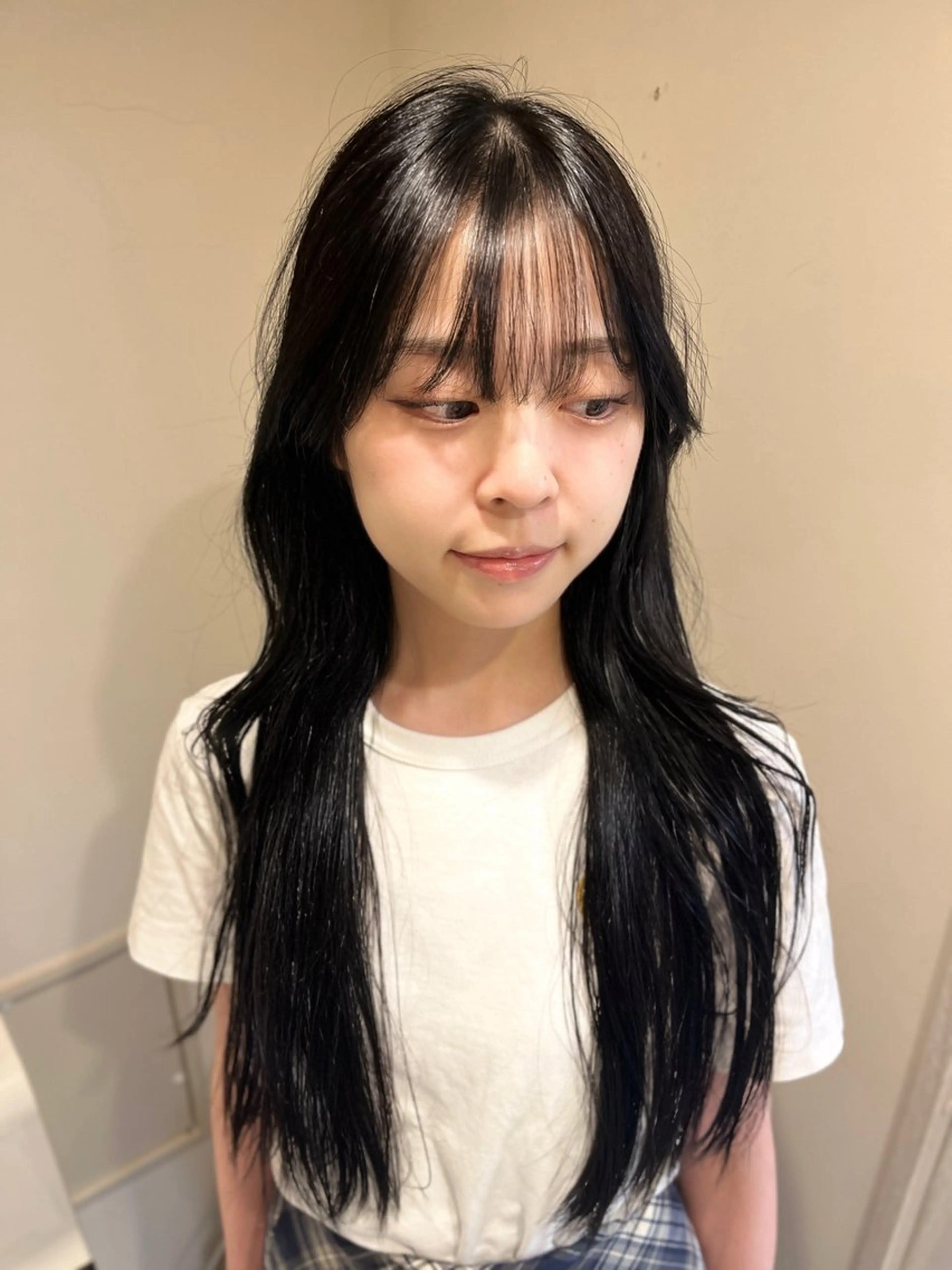 ロング カラー ヘアアレンジ Gigi 代々木所属・りこ 🐈‍⬛韓国艶カラーのヘアスタイル