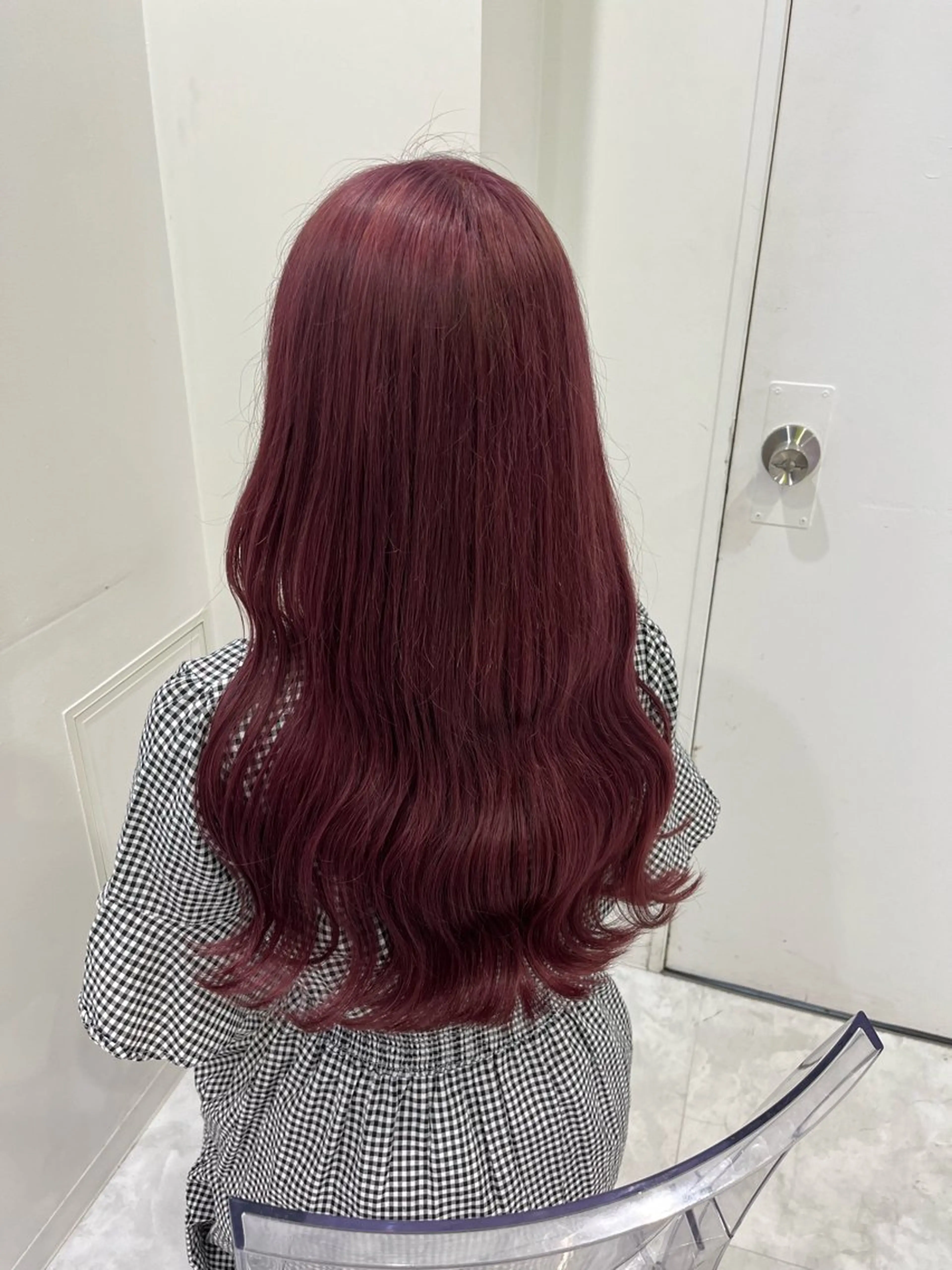 ロング カラー ヘアカラー ダメージレスハイ トーン💖kanonのヘアスタイル