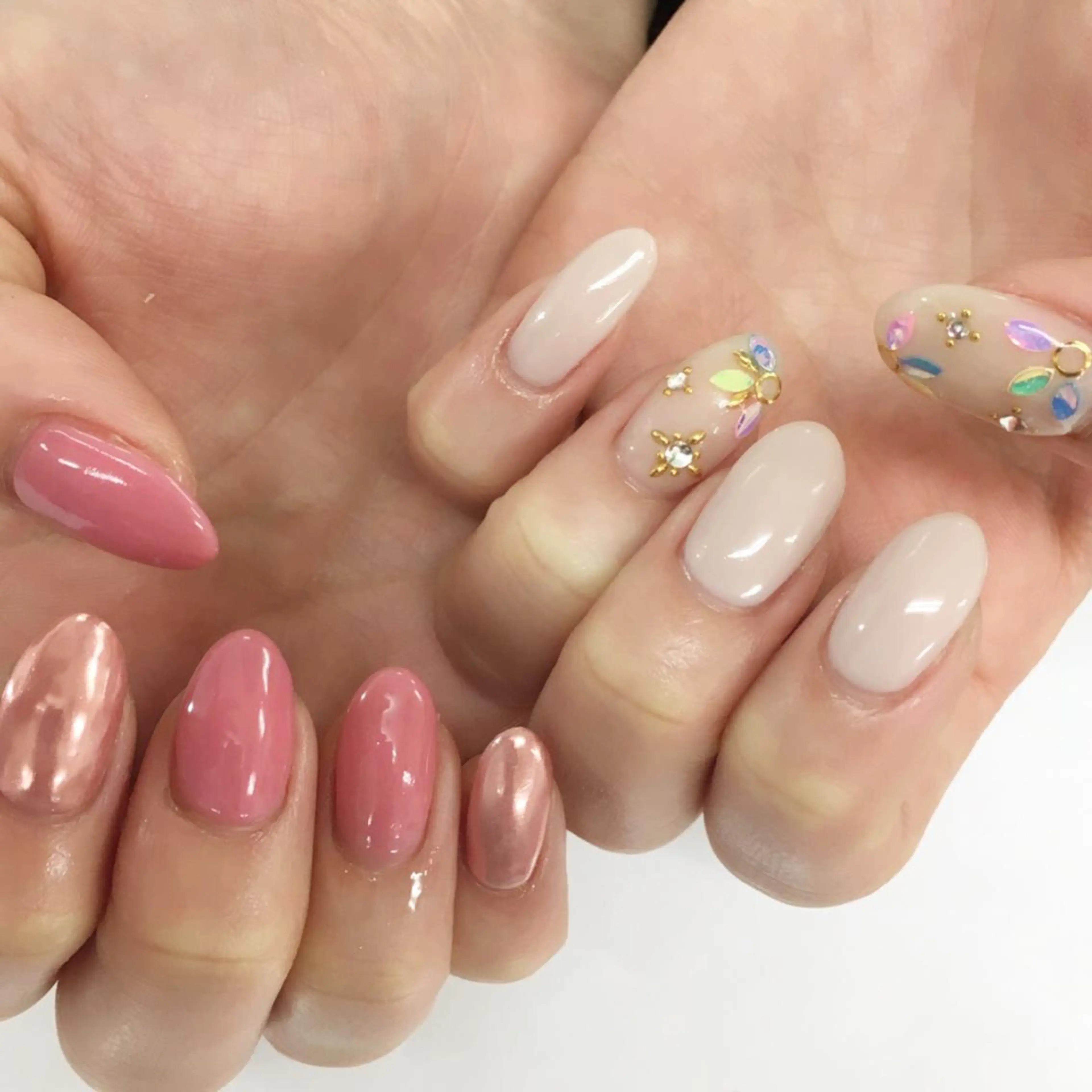 ネイル ミラーネイル SHINE NAILのネイルデザイン