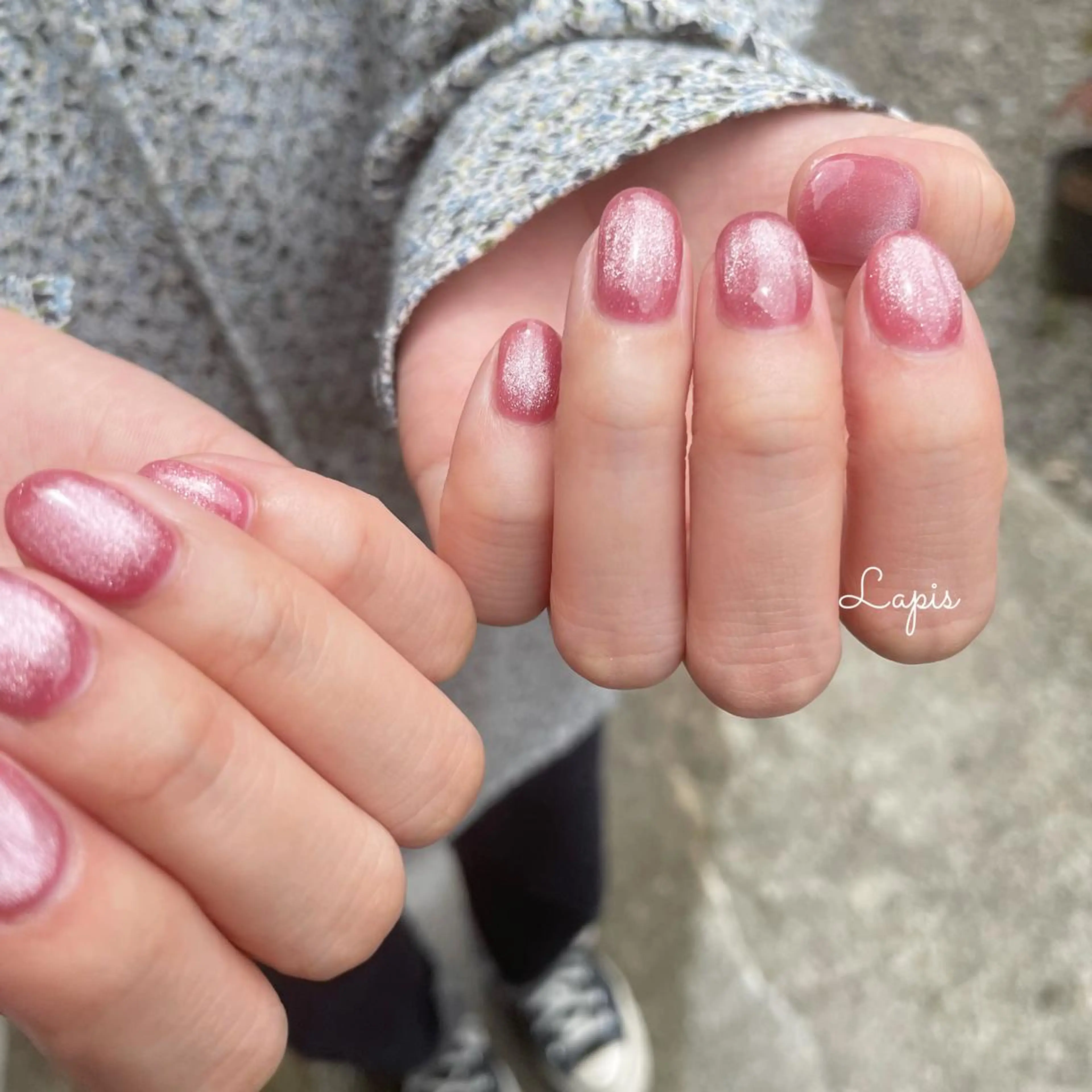 ネイル マグネットネイル ハンドネイル Lapis *のネイルデザイン