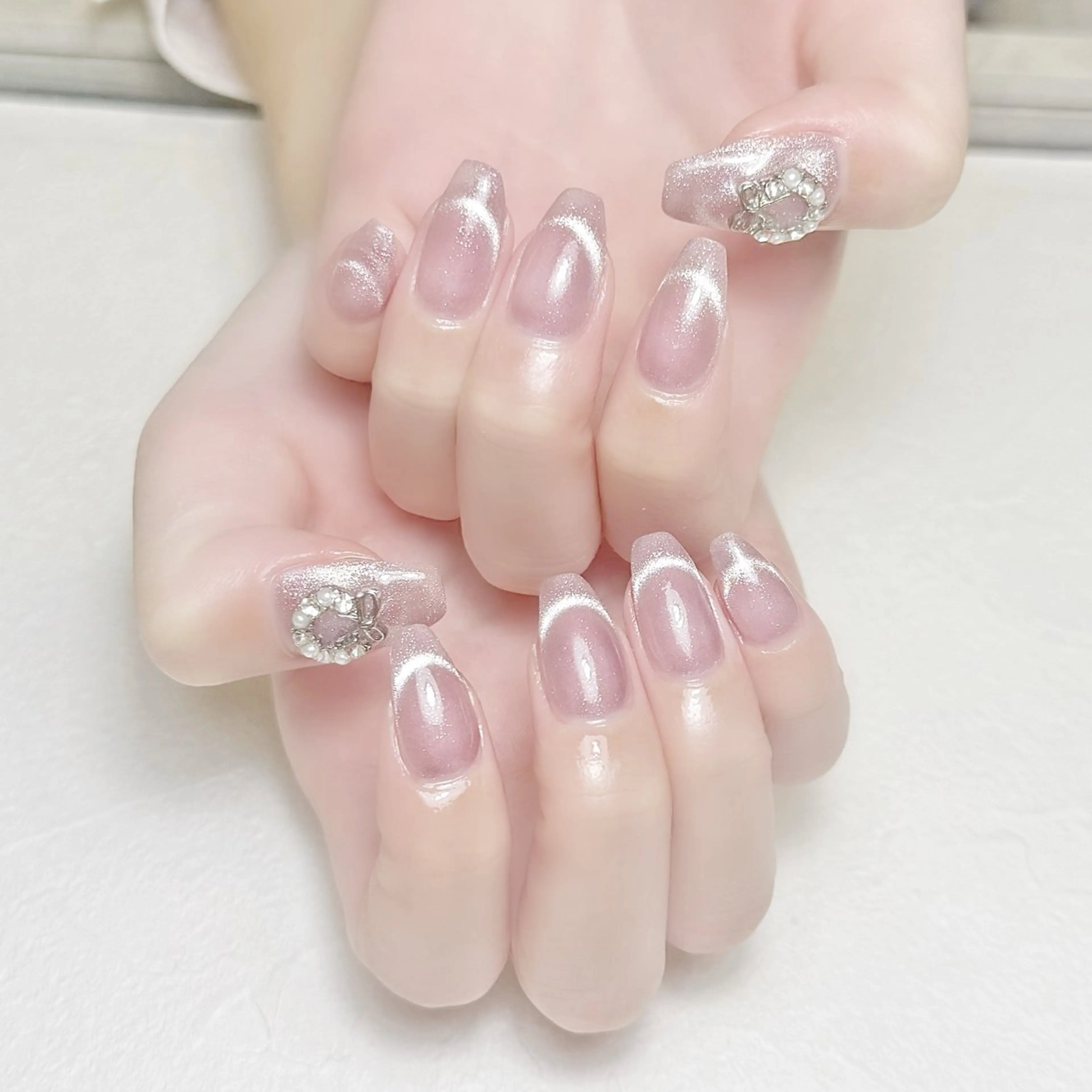 ネイル マグネットネイル オフィスネイル rouse nail RISATOのネイルデザイン