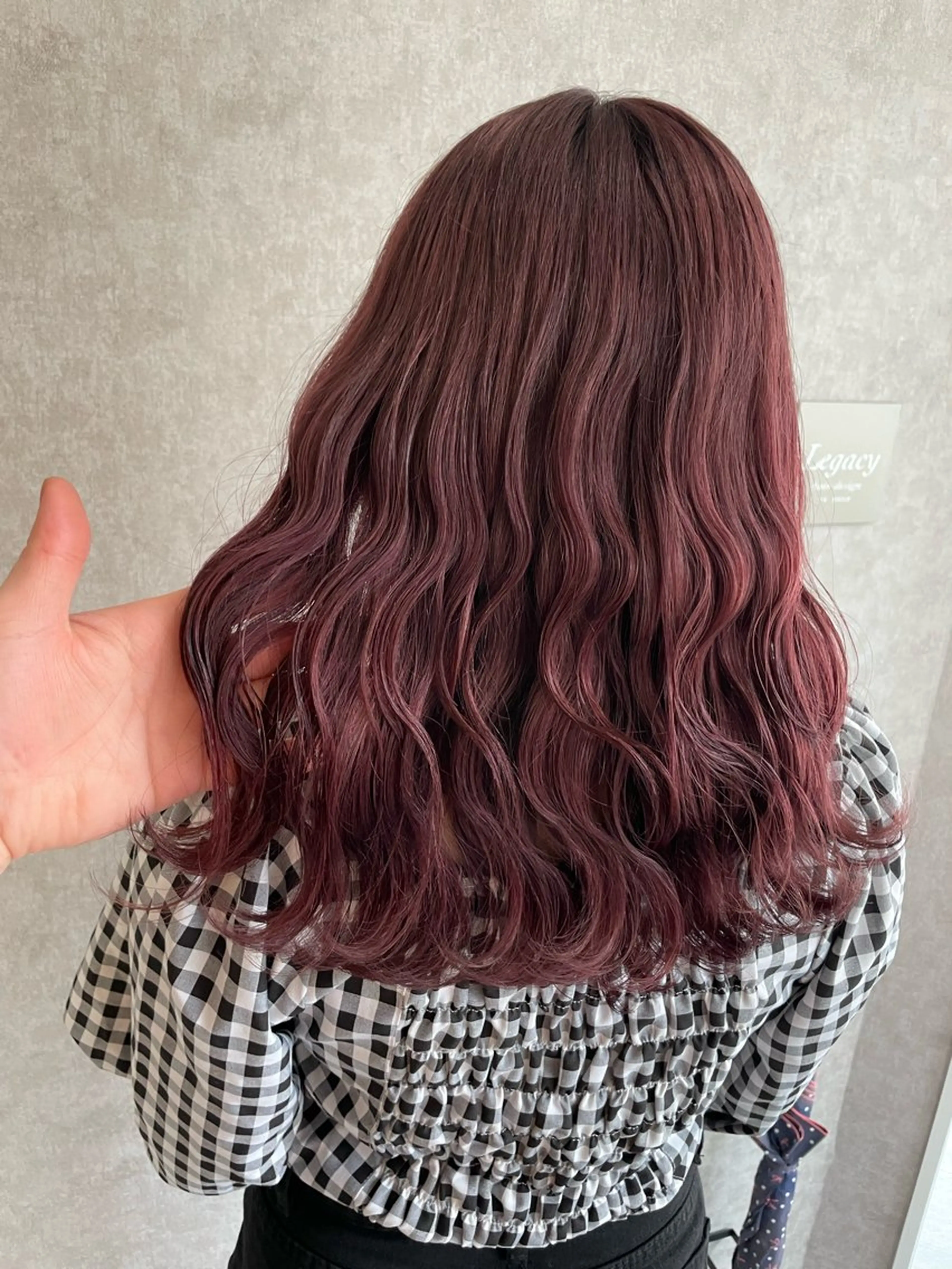 セミロング カラー ブリーチ ブラウンカラー ケアブリーチ 透明感カラー ピンクカラー ヘアカラー Taku ／ケアハイトーンのヘアスタイル