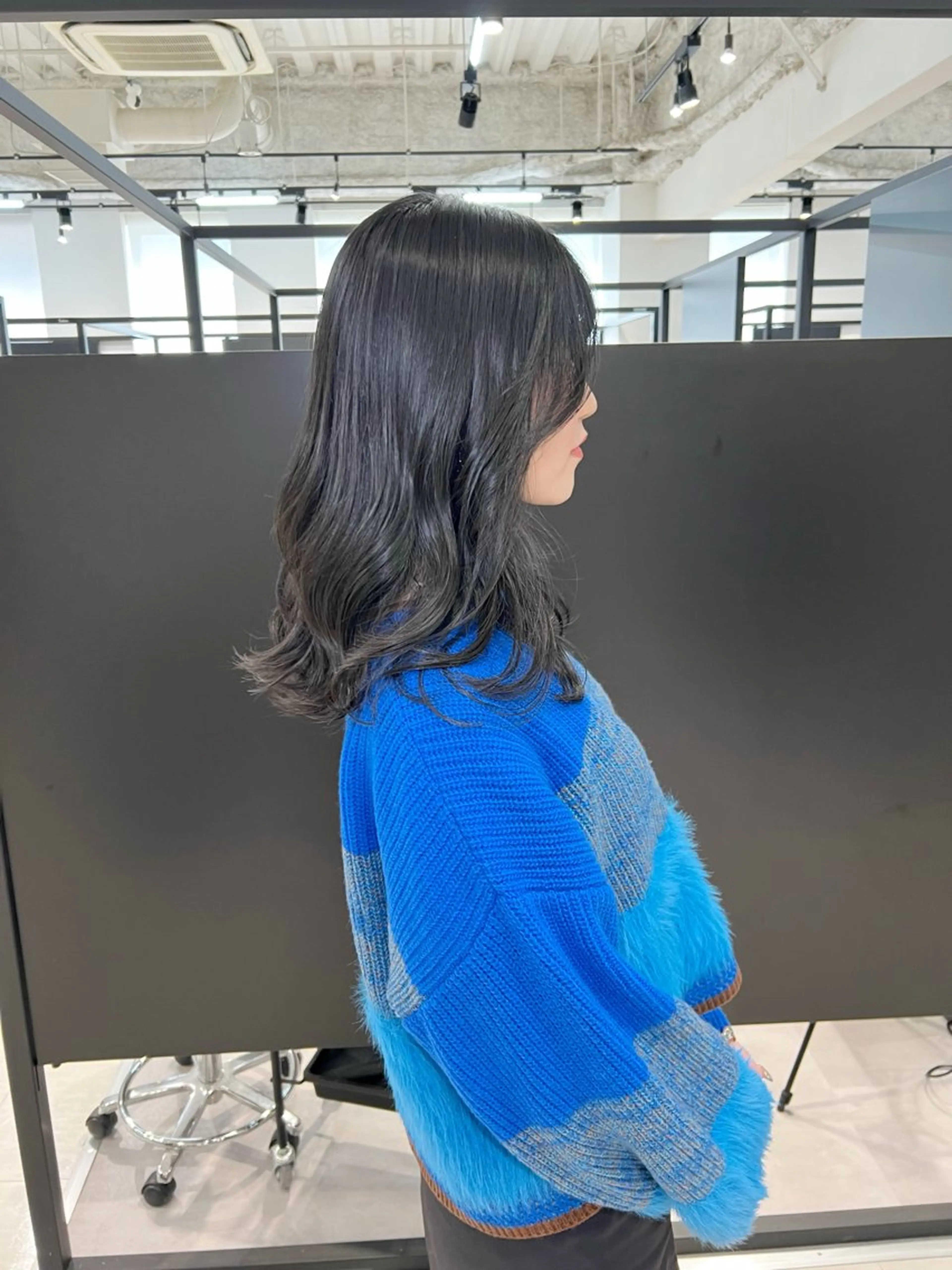 ミディアム カラー カット ヘアカラー トリートメント kimika🥑 メンズ/髪質改善のヘアスタイル