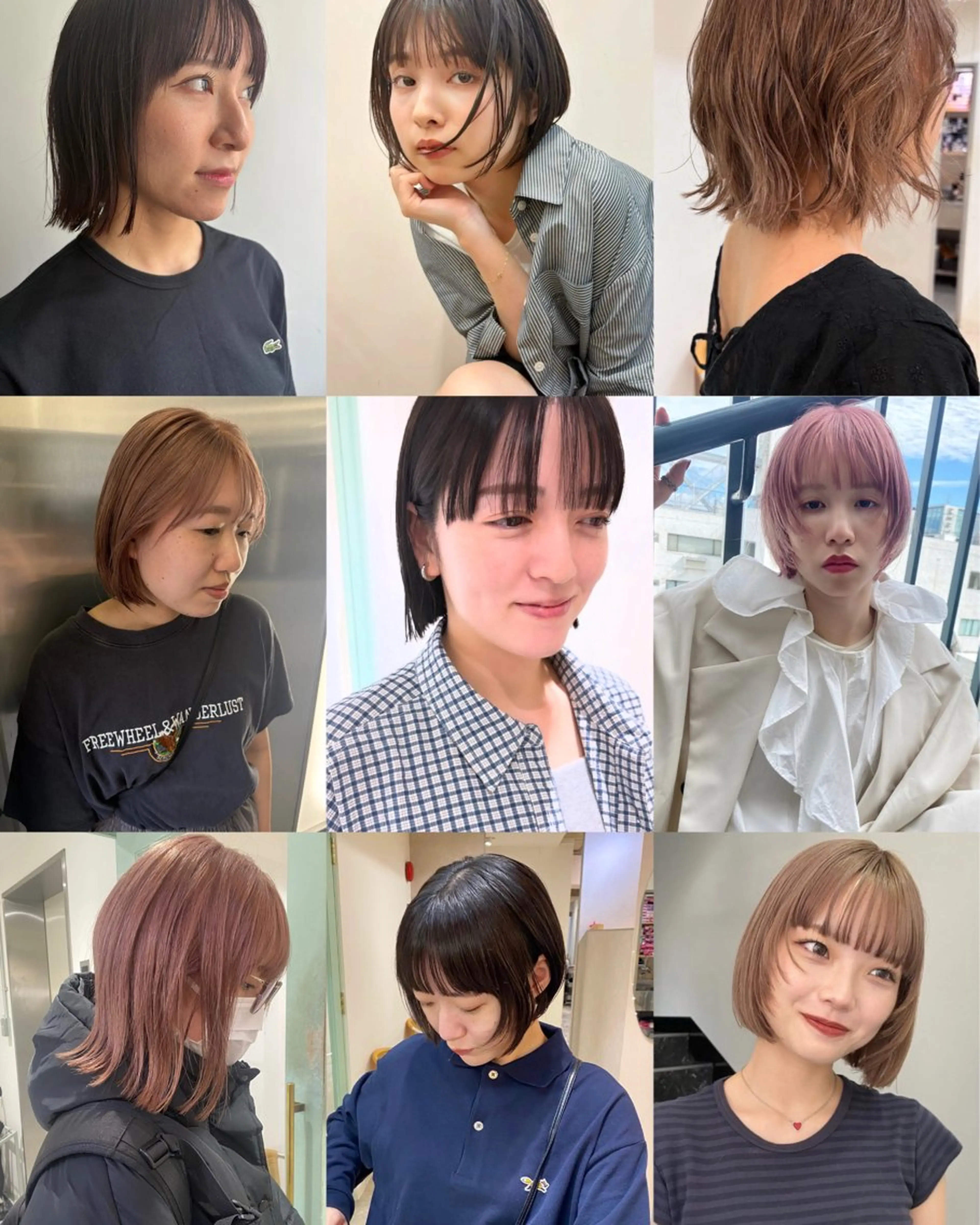 ショート カット HAZEL所属・大山 茶子のヘアスタイル